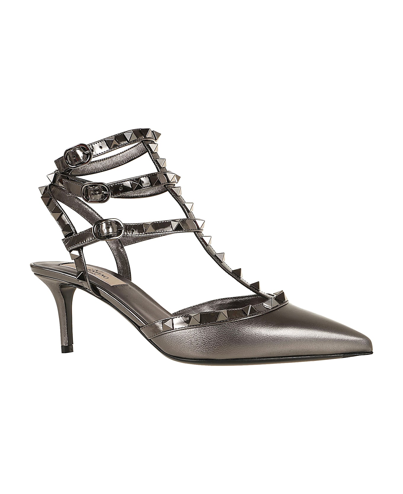 Valentino Garavani Ankle Strap Rockstud | T. 65 - Antracite