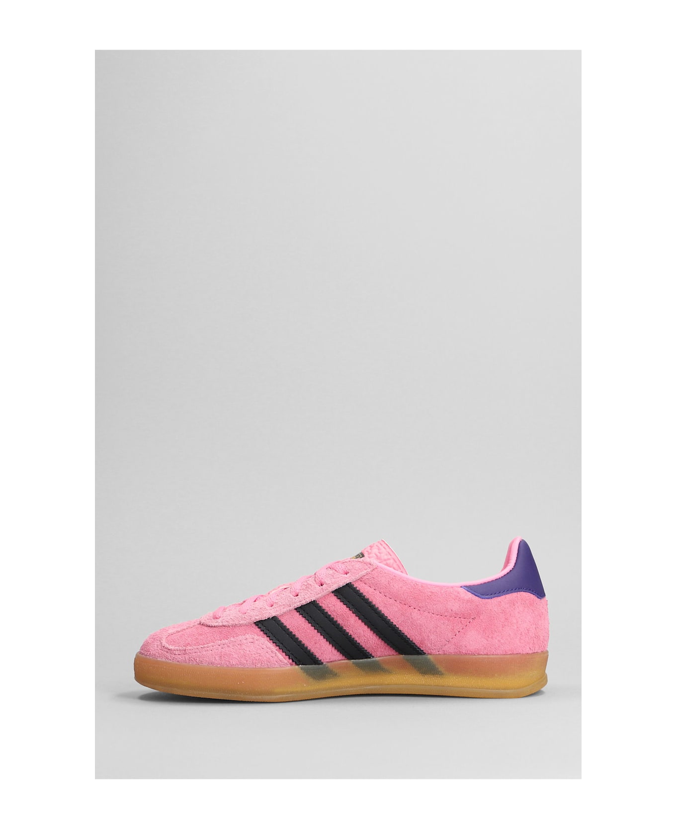 Adidas Gazelle Indoor Sneakers In Rose-pink Suede - rose-pink