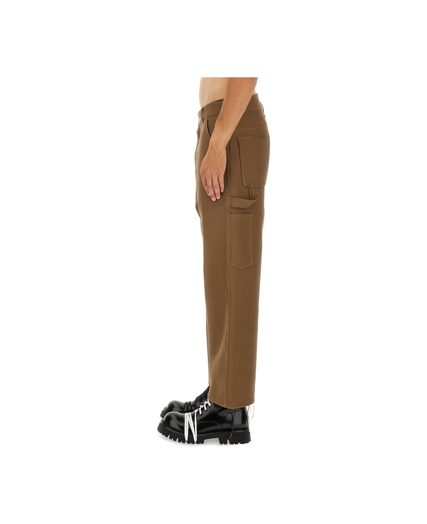 Moschino Tricot Pants - BROWN