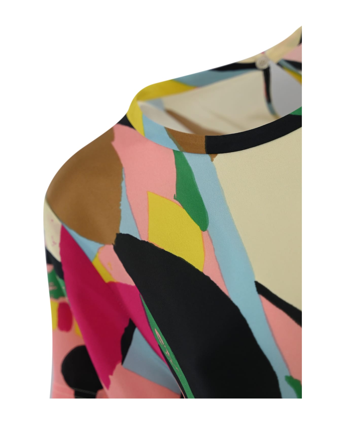 Weekend Max Mara 'orchis' Chine Crepe Dress - MULTICOLOR