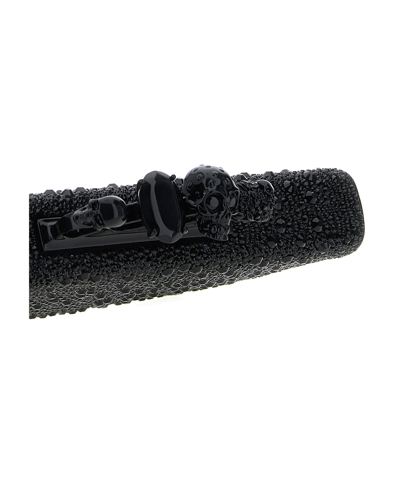 Alexander McQueen 
knuckle
 Flat Clutch - Black  