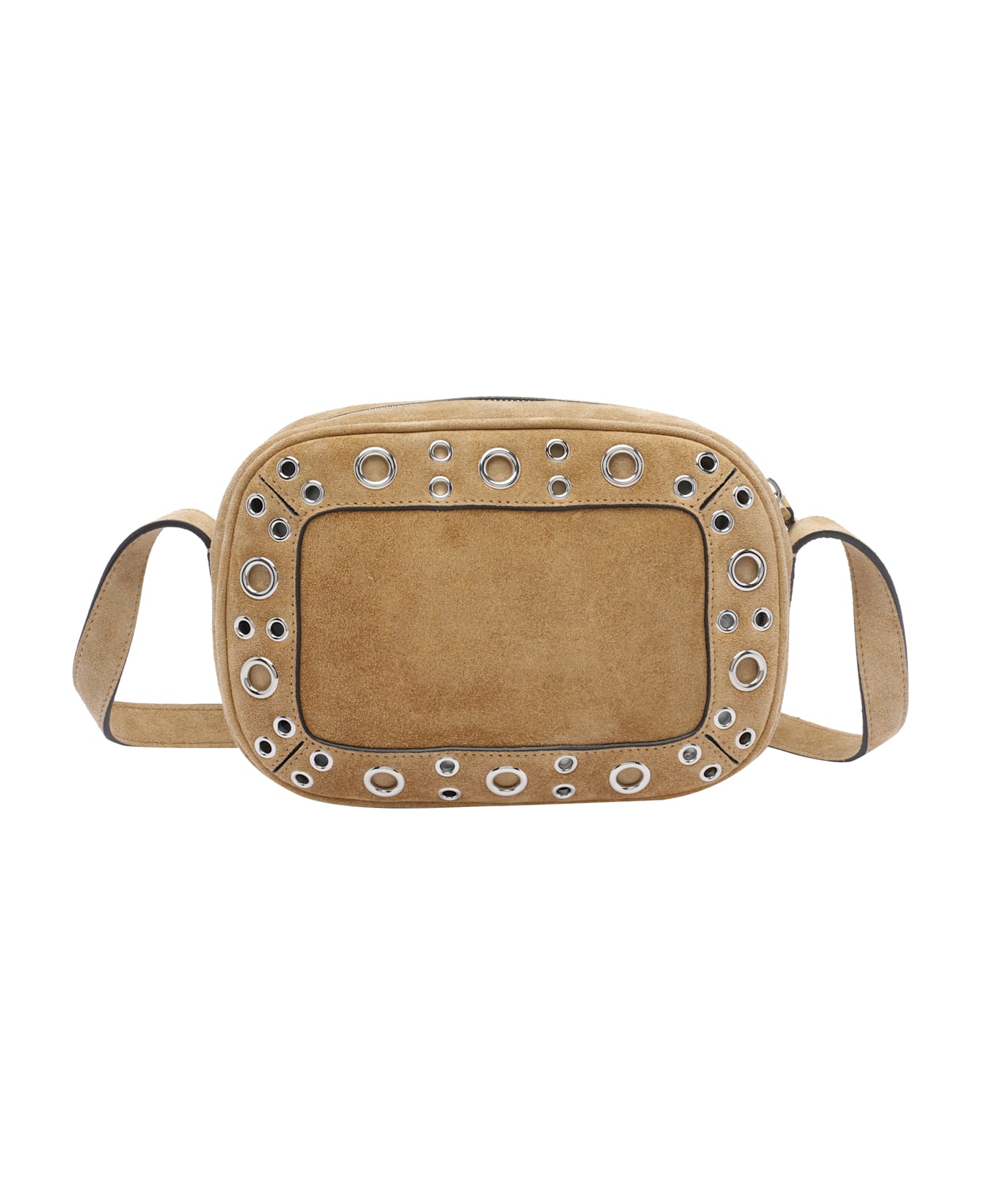 Valentino Garavani Suede Nellcote Crossbody Bag - Beige