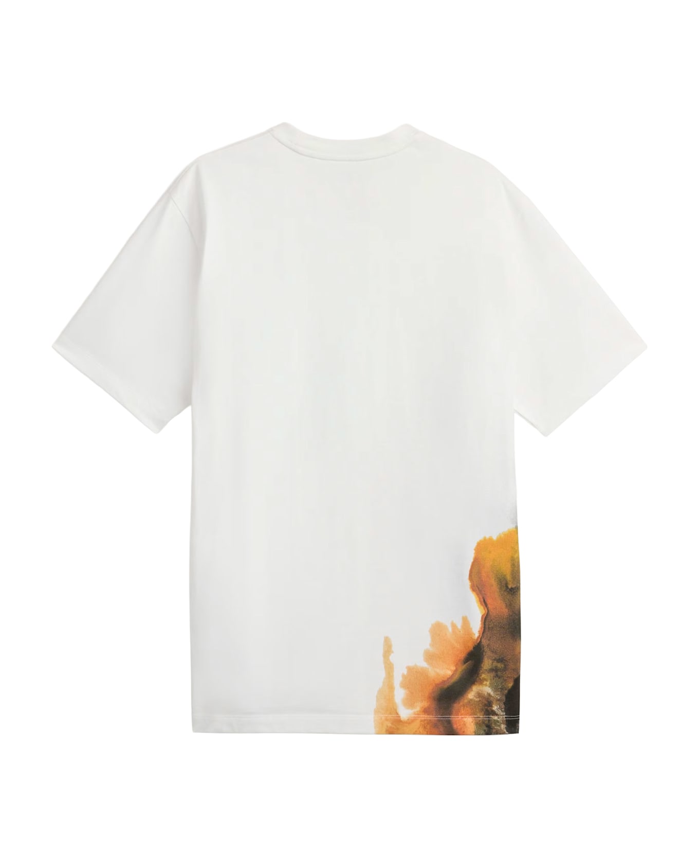 Y-3 Cotton Gfx Ss Tee T-shirt - White