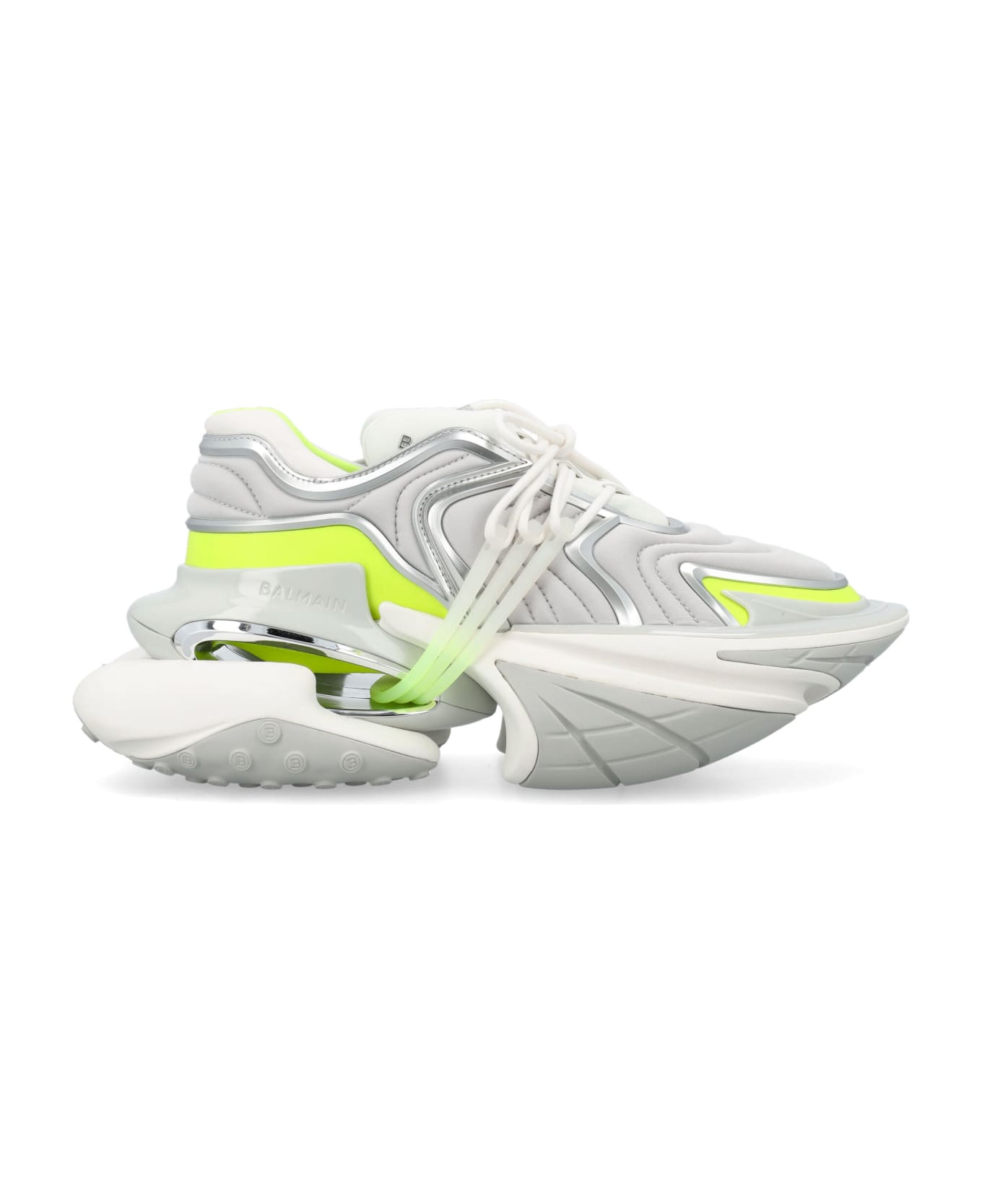 Balmain Unicorn Sneaker - GREY FLUO GREEN