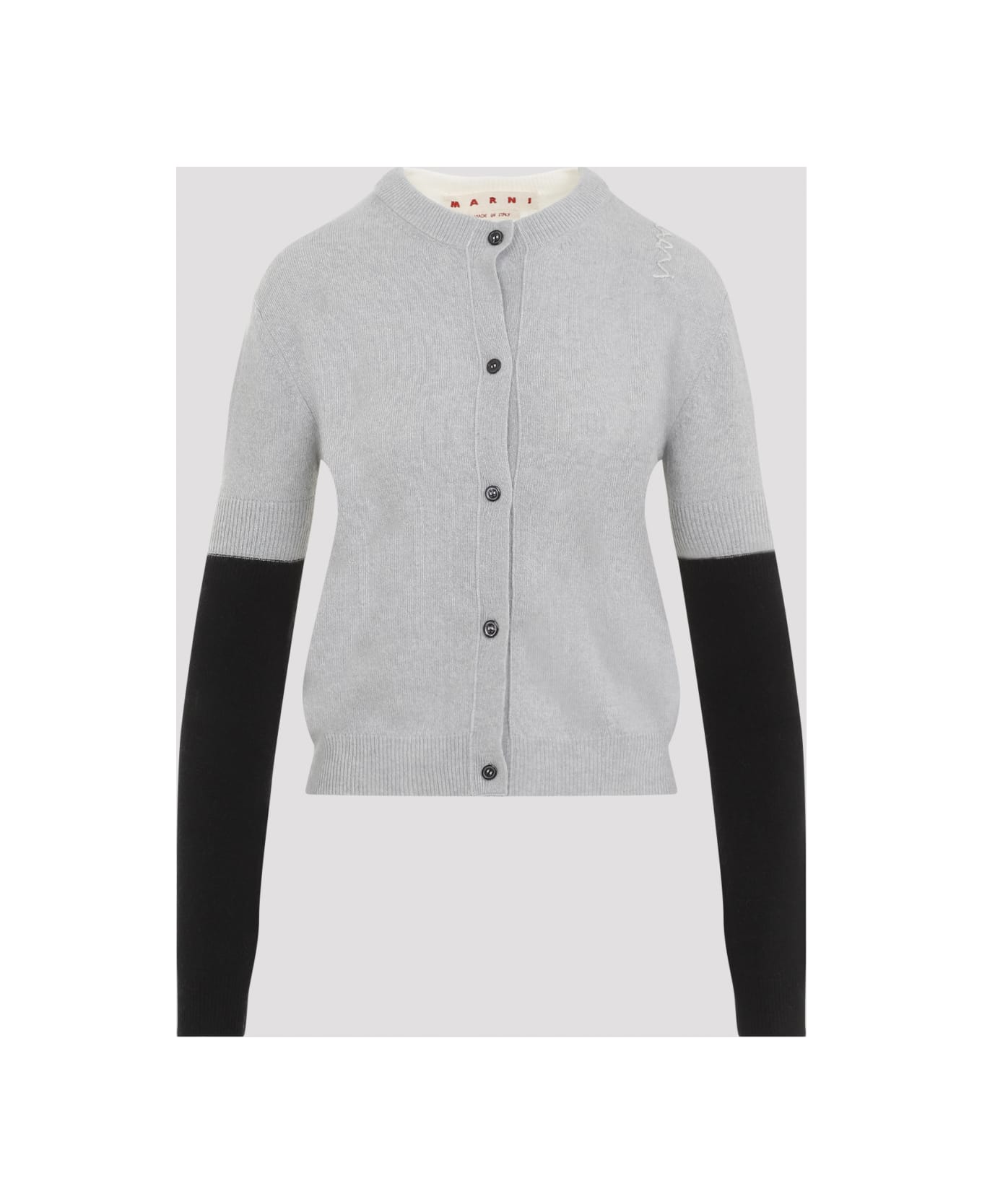 Marni Virgin Wool Cardigan - Sodium
