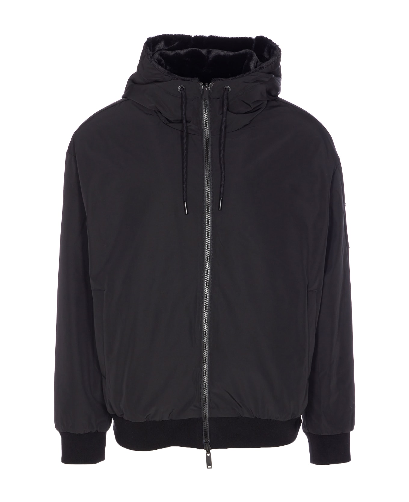 Moose Knuckles Roland Reversible Bunny Jacket - Black