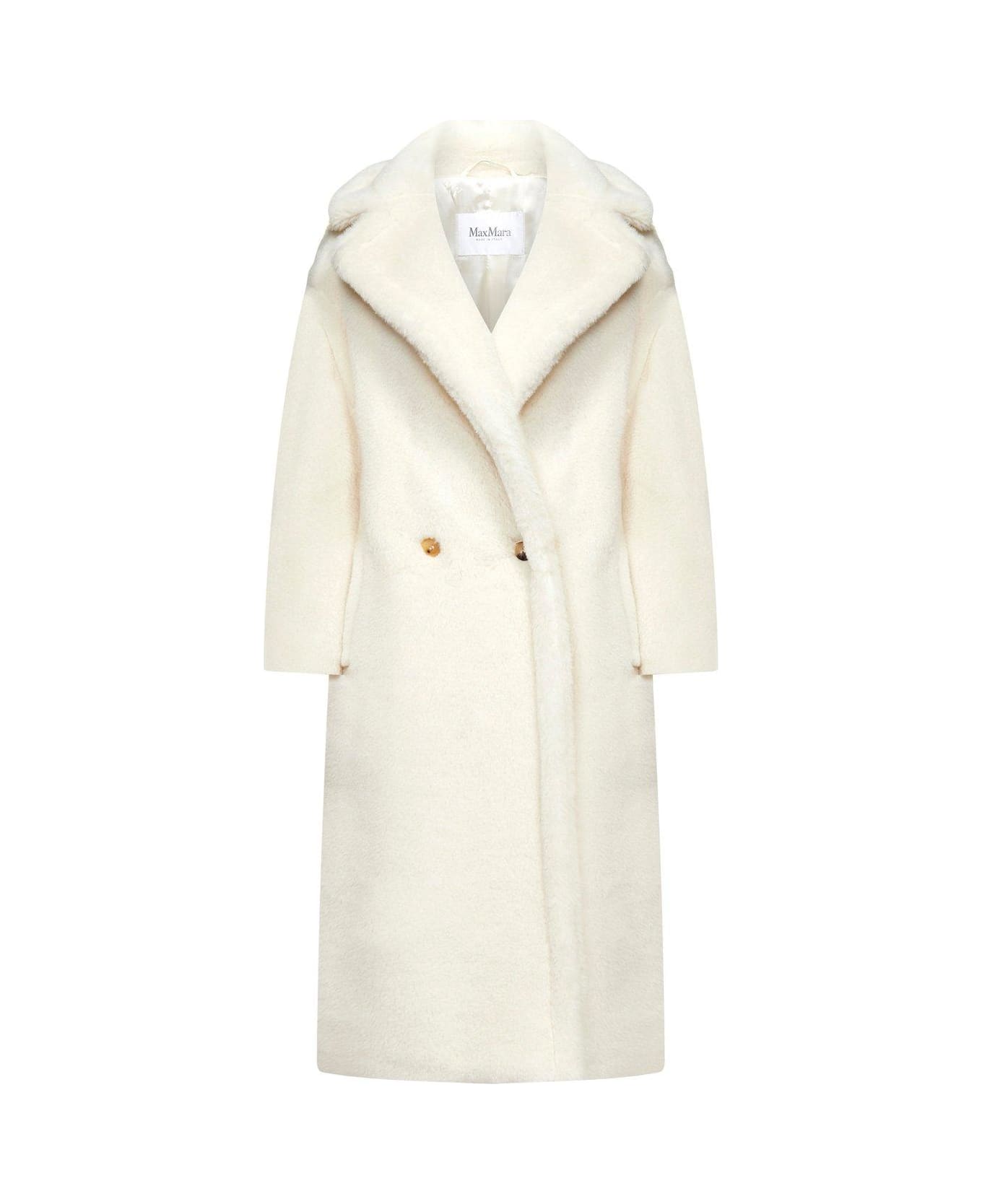 Max Mara Teddy Bear Icon Coat - WHITE