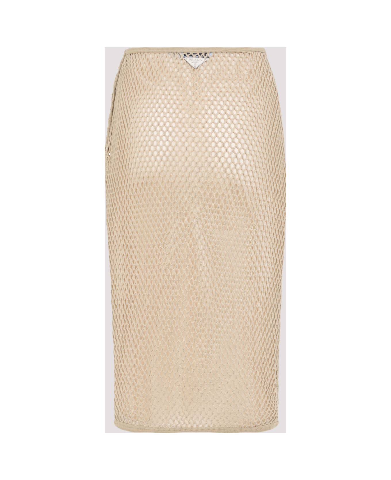 Prada Cotton Midi Skirt - Corda