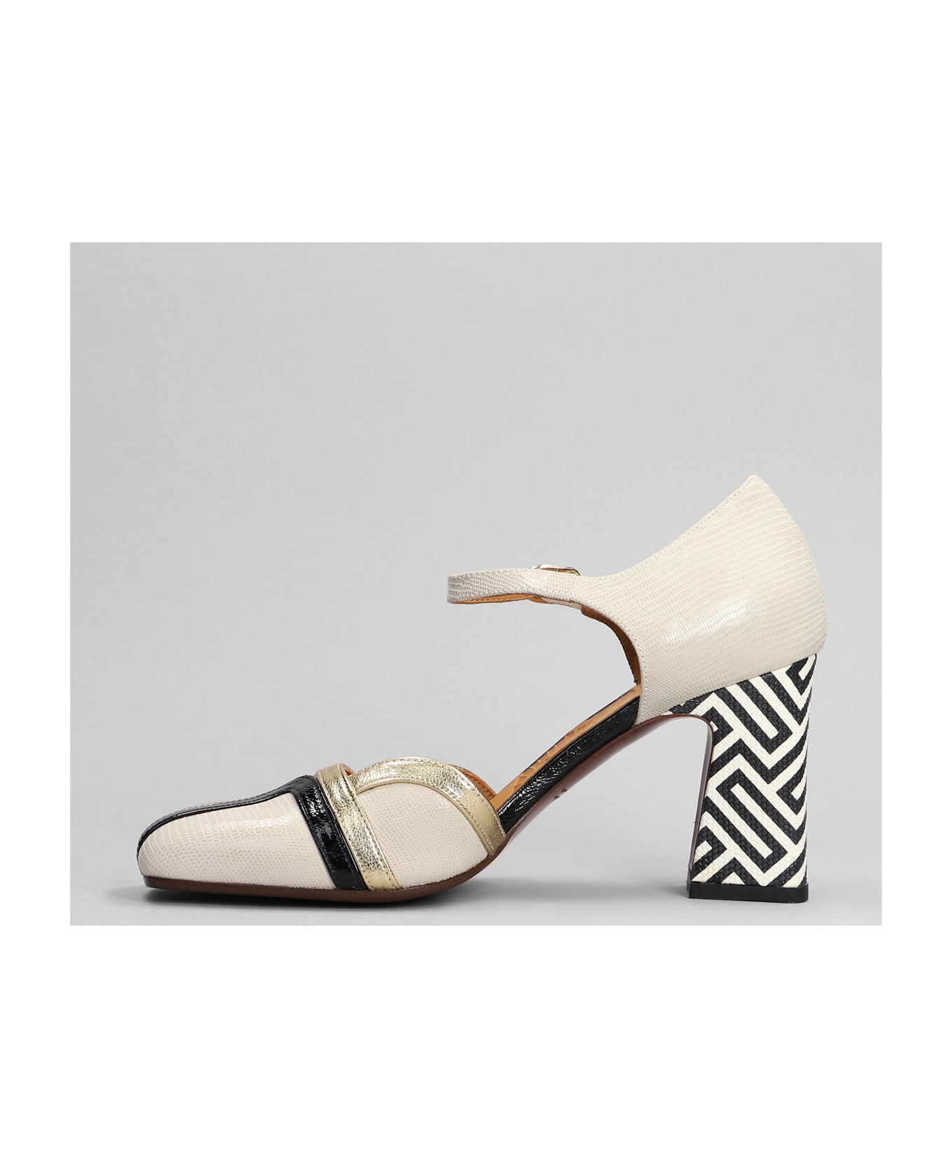 Chie Mihara Olali Pumps In Beige Leather - beige ハイヒール