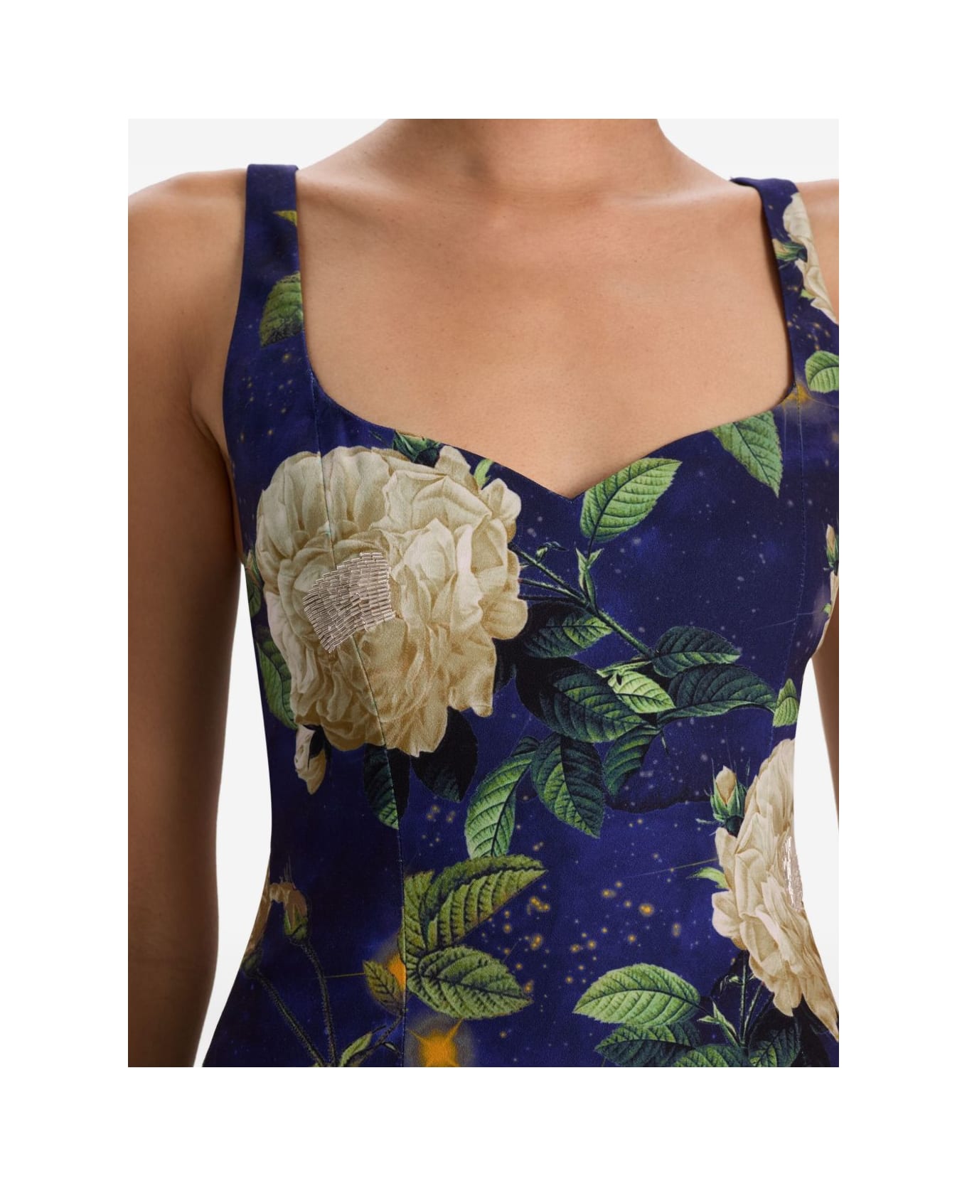 Alice + Olivia Printed Mini Dress - Blue