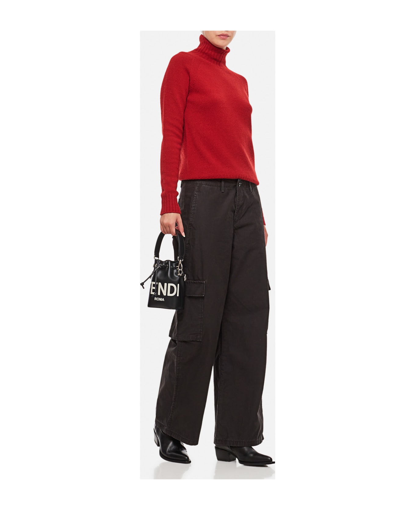 Drumohr Turtleneck Sweater - Red