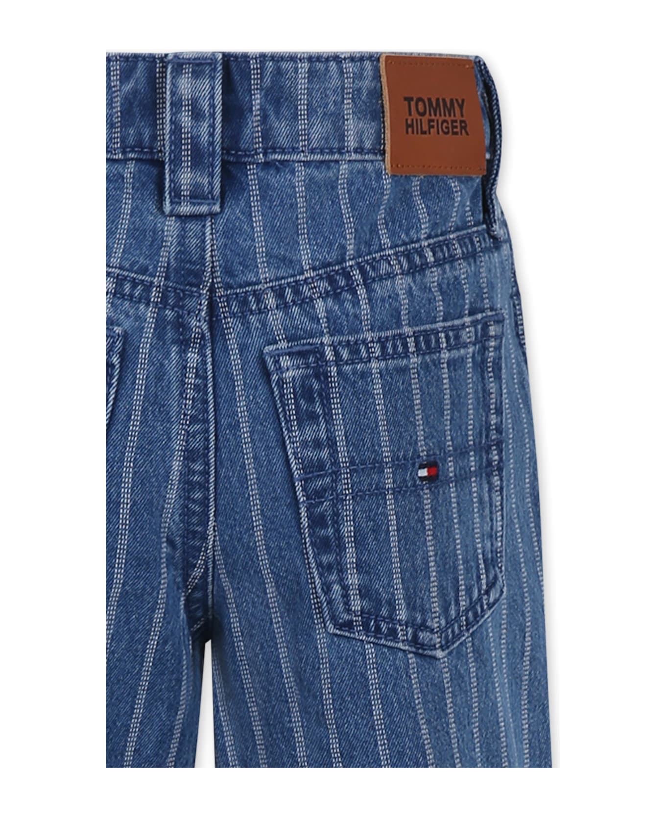 Tommy Hilfiger Denim Jeans For Girl With Flag - Denim