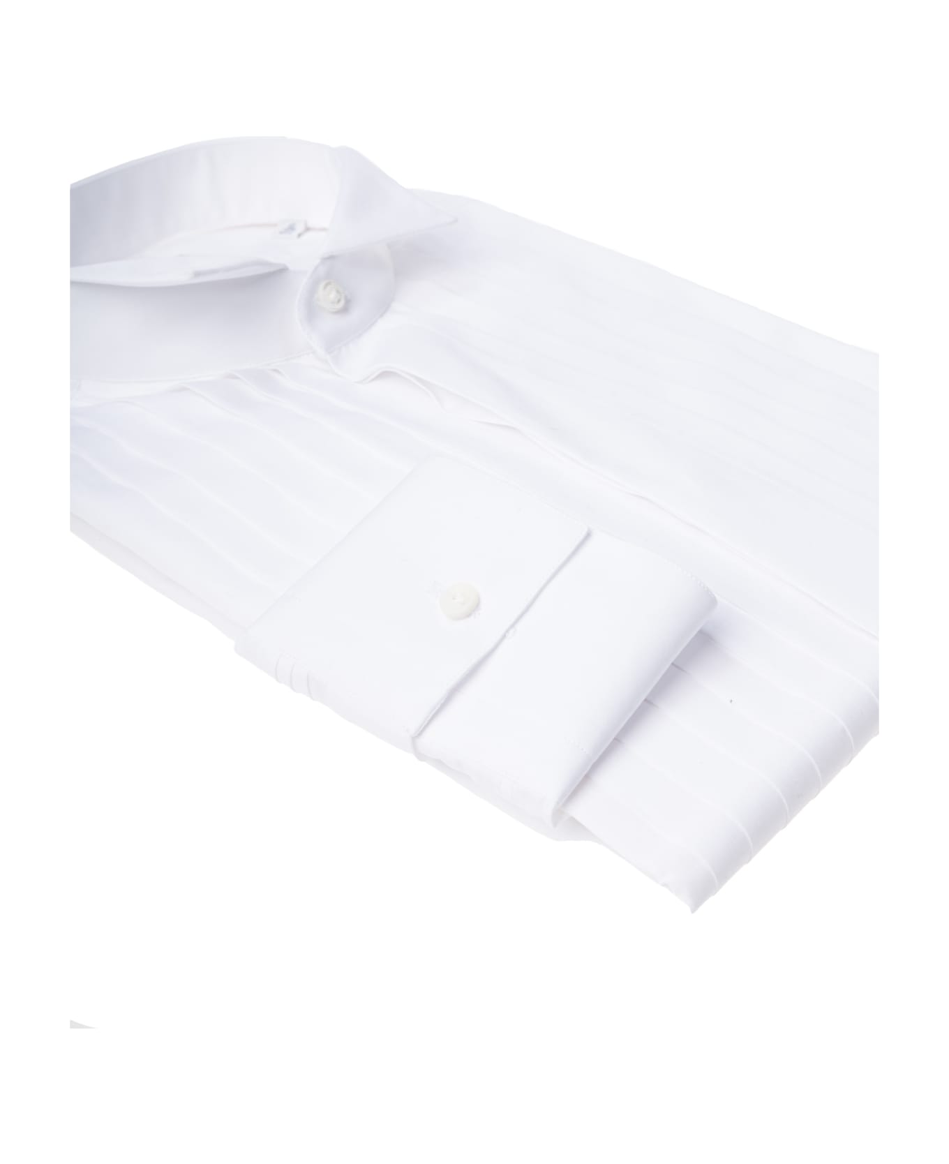 Bagutta White tuxedo shirt - Bianco