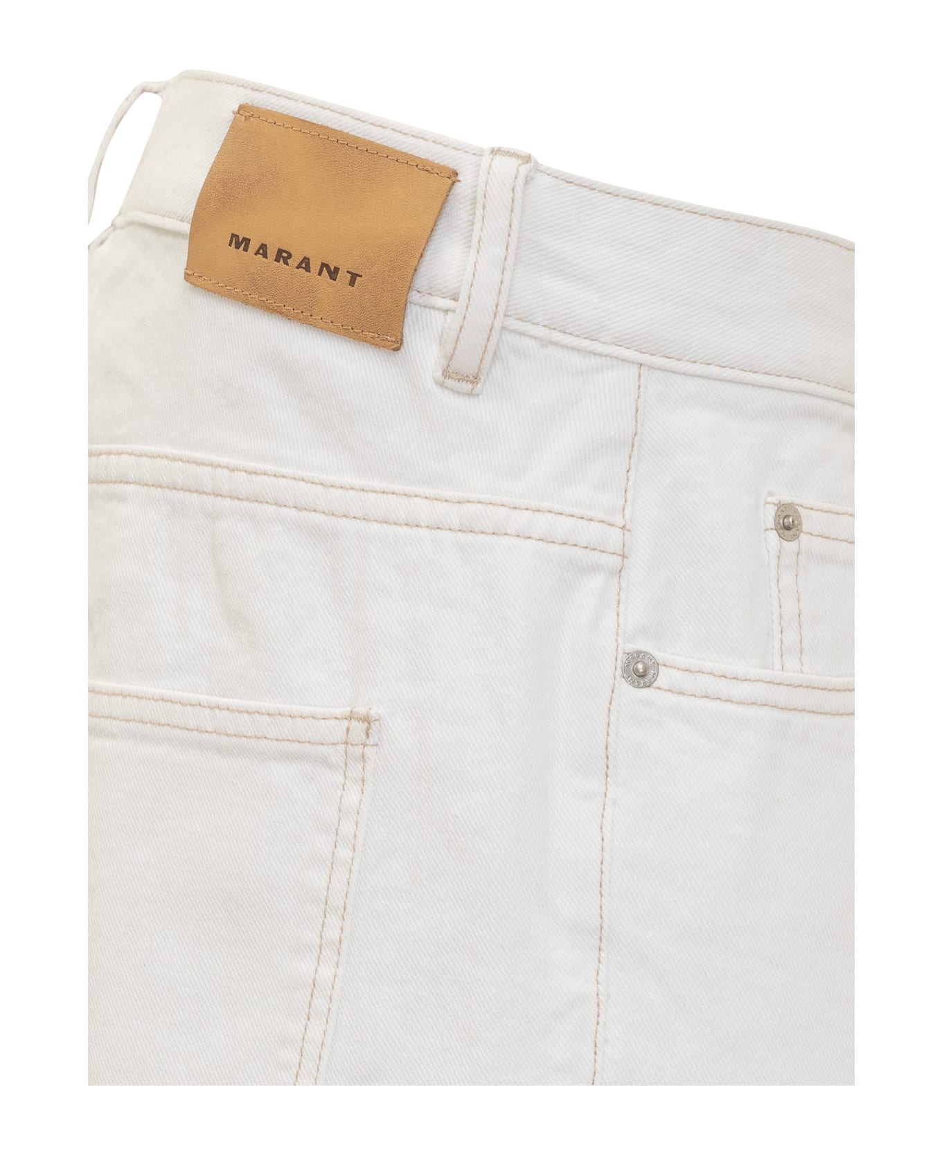 Isabel Marant Joakim Jeans - WHITE