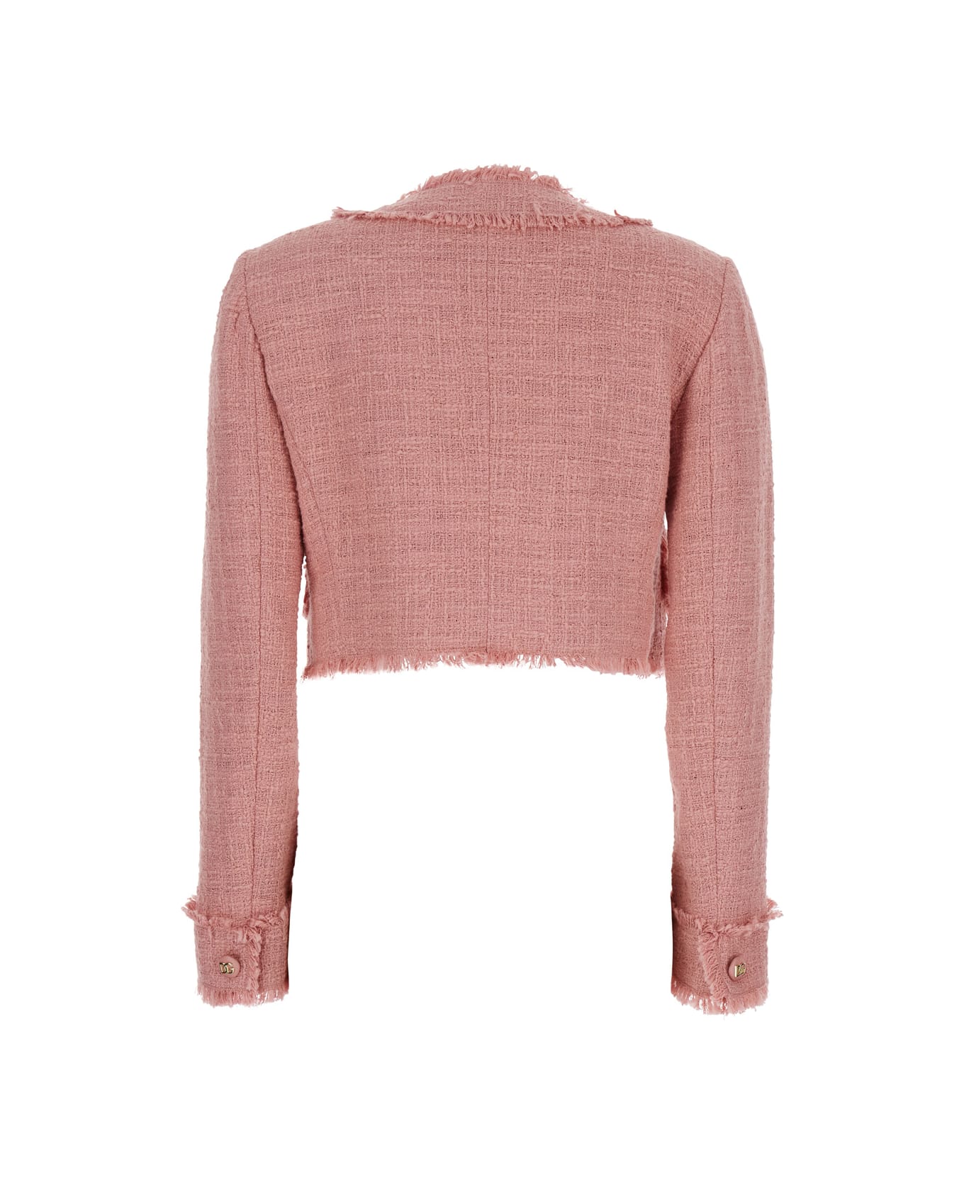 Dolce 
Gabbana Pink Crop Jacket - Pink