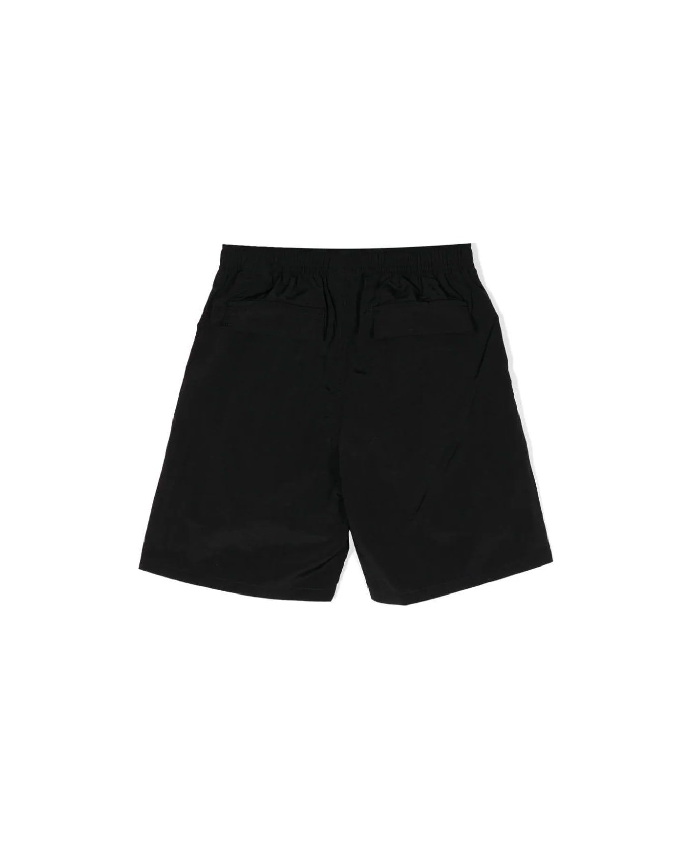 Marcelo Burlon Shorts With Embroidery - Black ボトムス