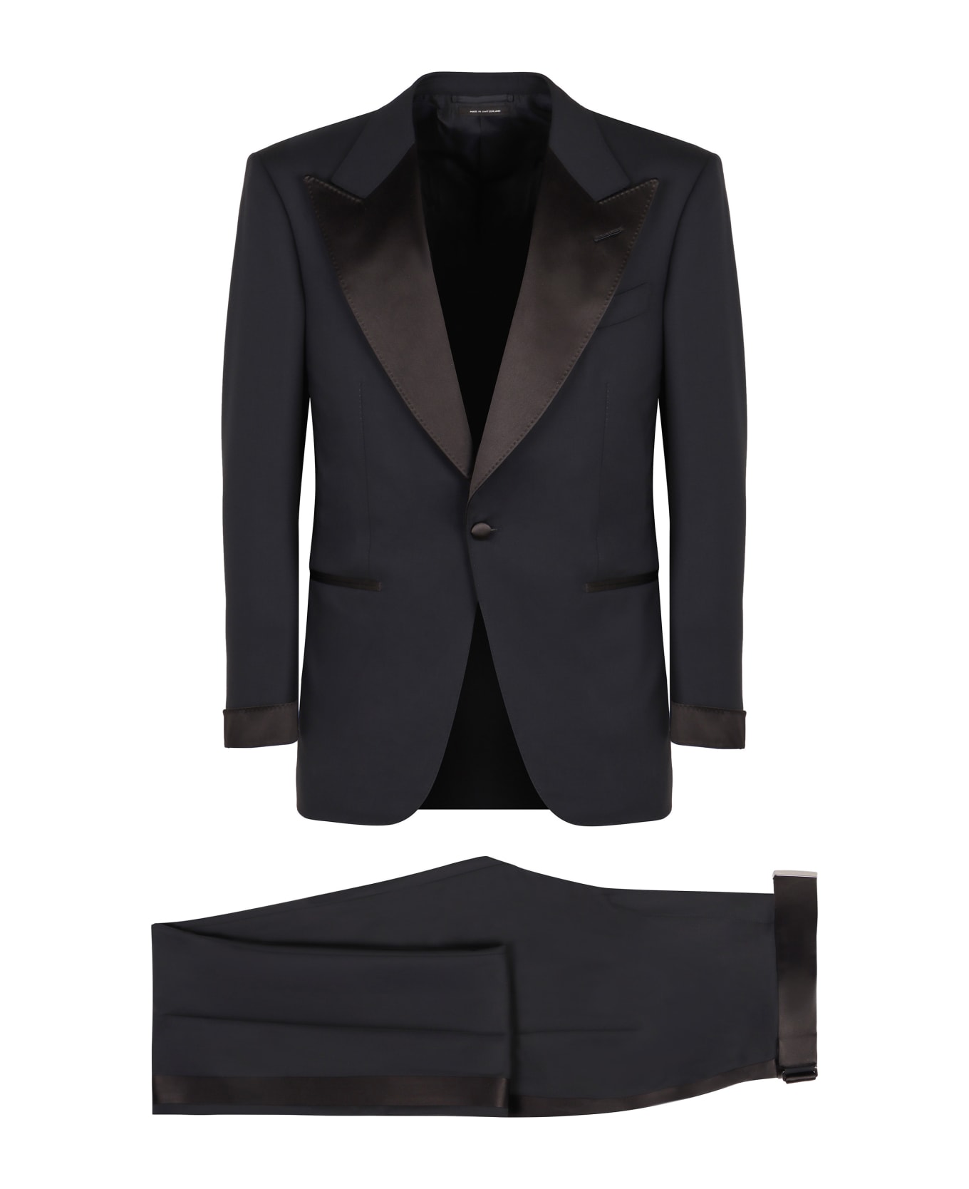 Tom Ford Two Piece Suit In Stretching Wool - blue