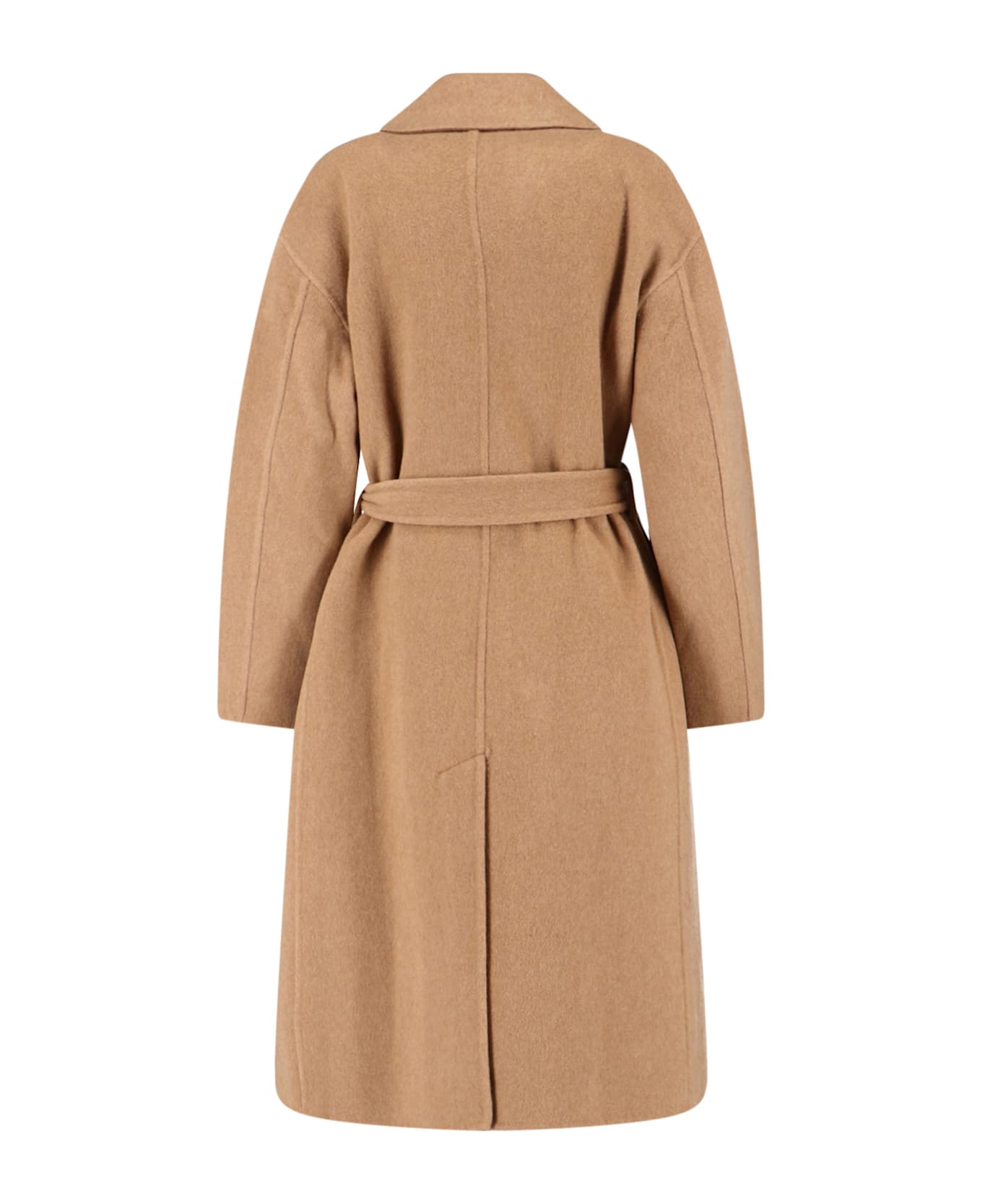 Polo Ralph Lauren Wool Dressing Gown Coat - Beige