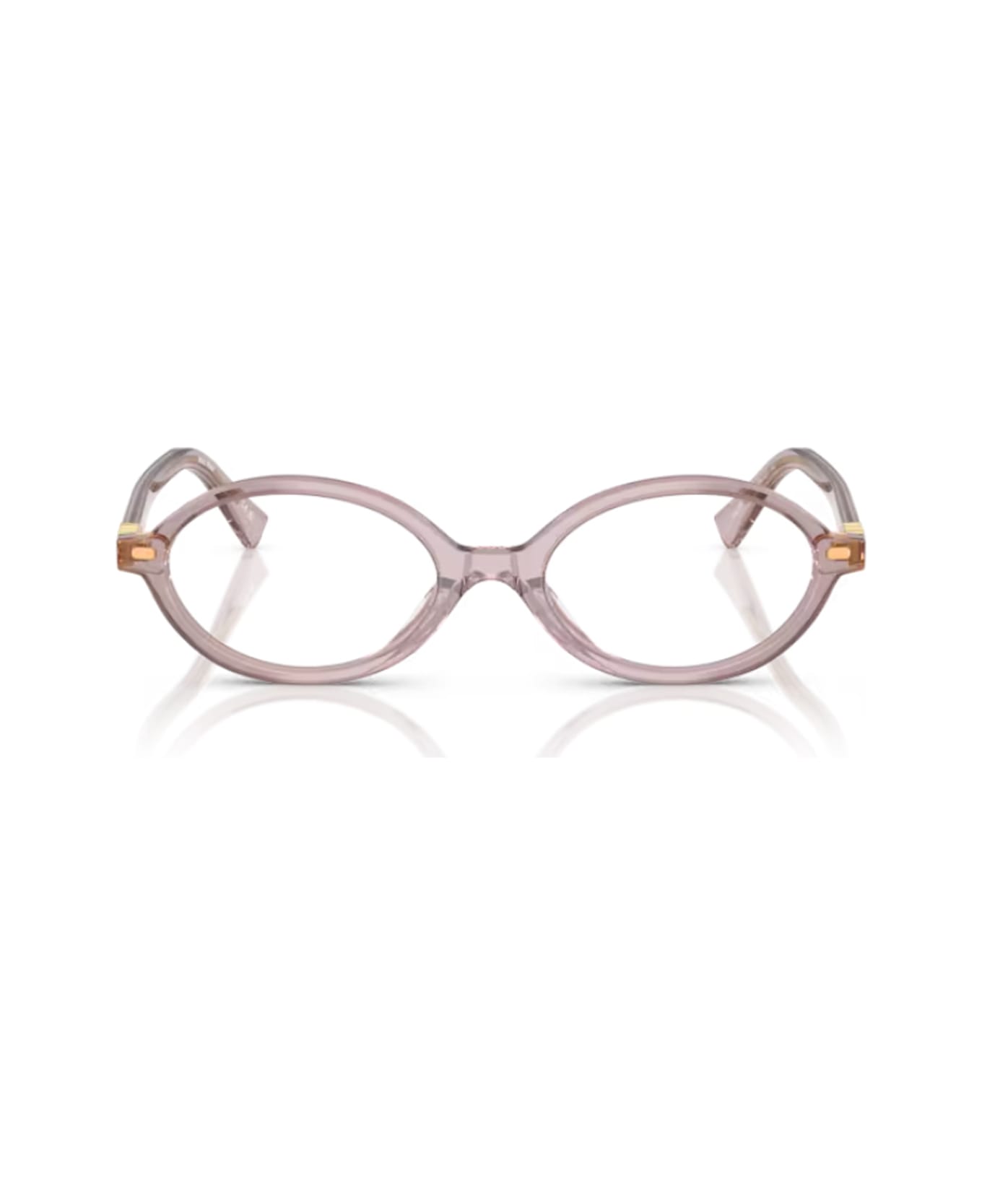 Miu Miu 0mu 01xv Miu Regard 12w1o1 Malva Trasparente Glasses - Trasparente