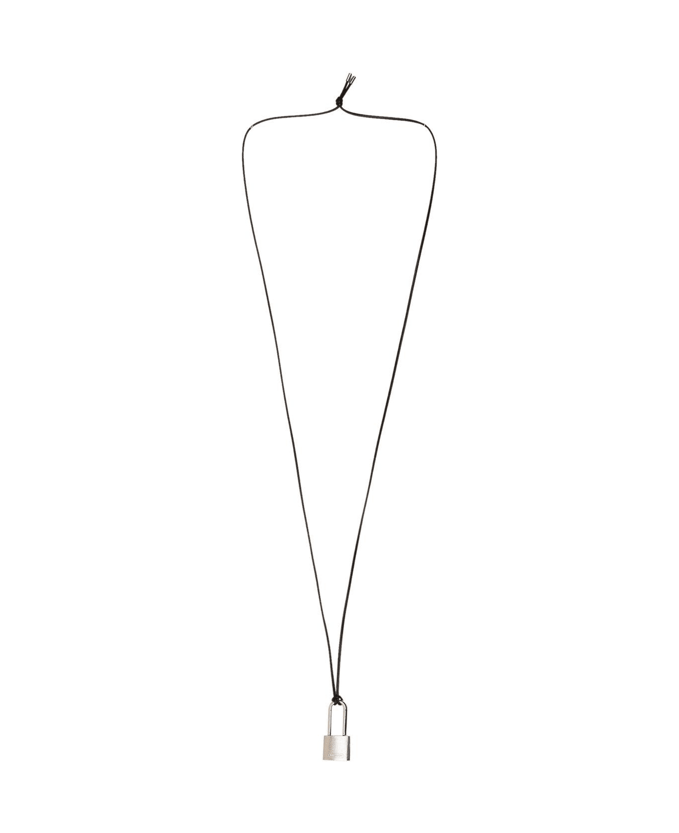 AMBUSH Padlock Pendant Necklace - Argento ネックレス