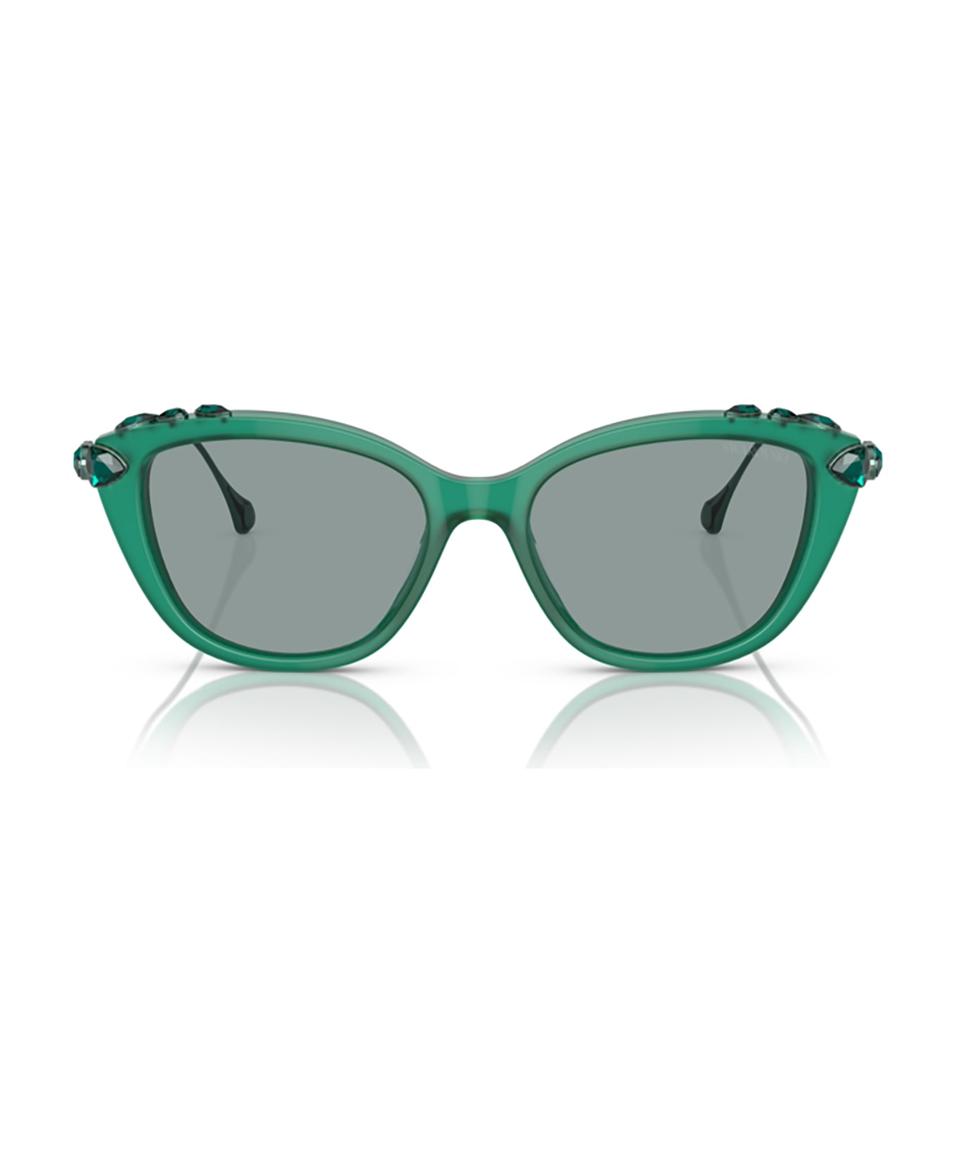Swarovski Sk6010 Opal Green Sunglasses - Opal Green サングラス