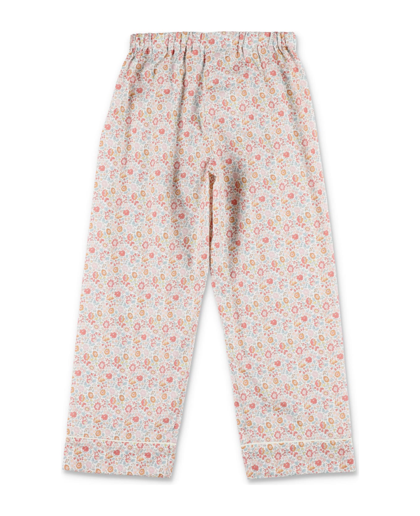 Bonpoint Pajamas - FLEURS ORANGE