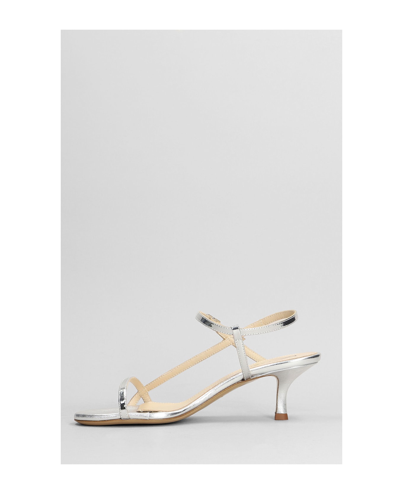 Fabio Rusconi Sandals In Silver Leather - silver