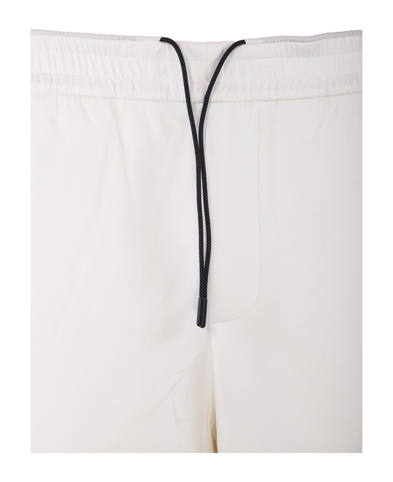 Emporio Armani Travel Essential Double Jersey Jogger Trousers - White