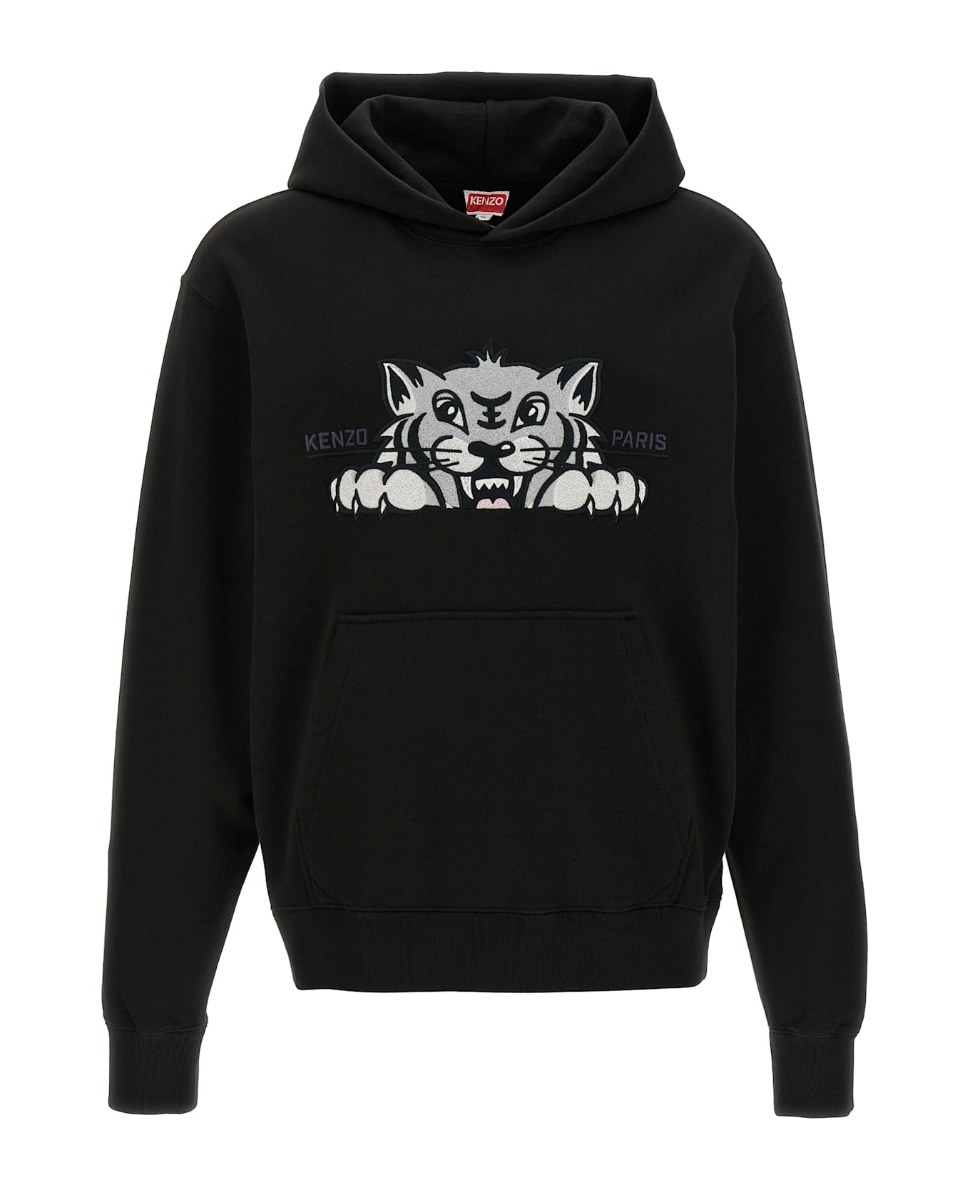 Kenzo Happy Tiger Hoodie - Black