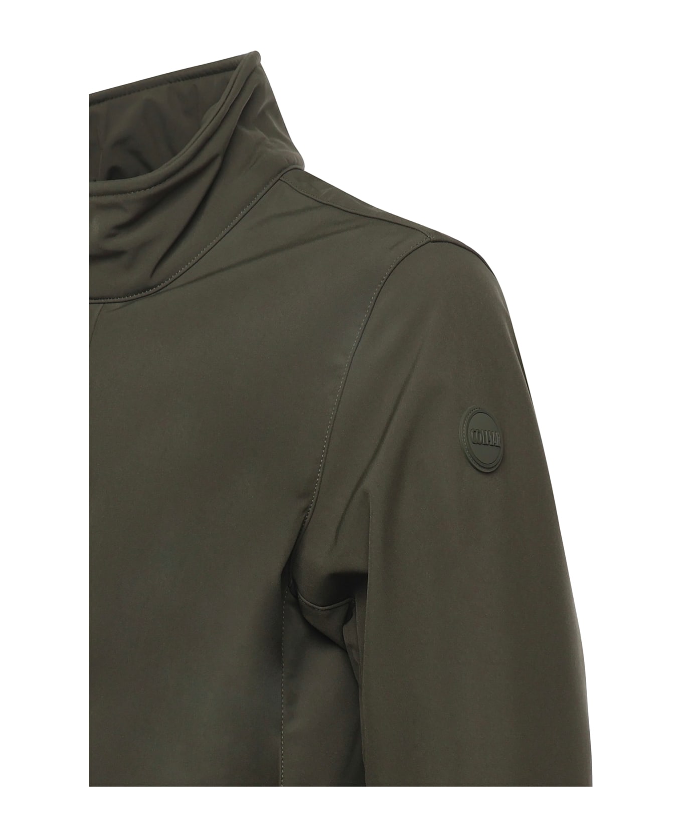 Colmar Softshell Coat With Logo - Underwood Green
