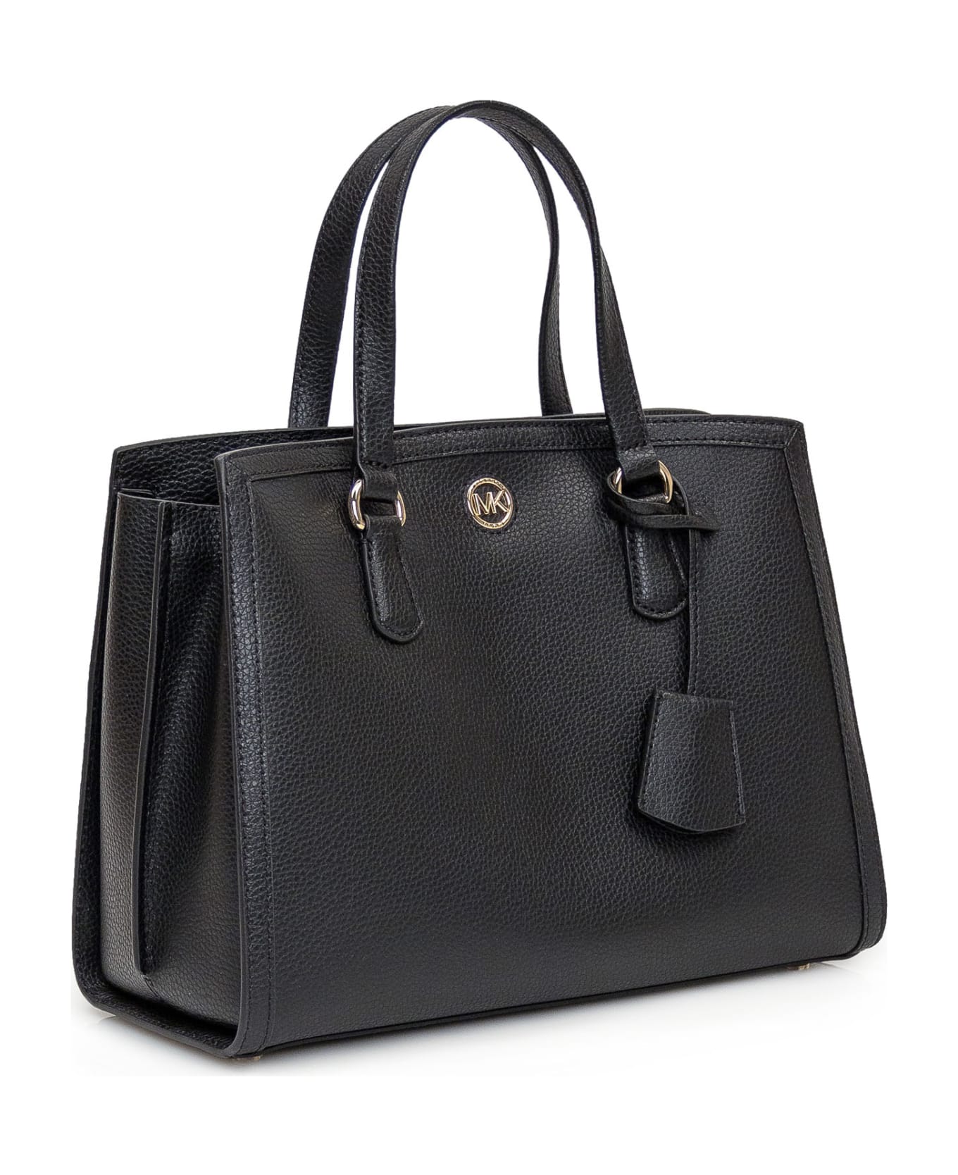 Michael Kors Chantal Leather Handbag - Black