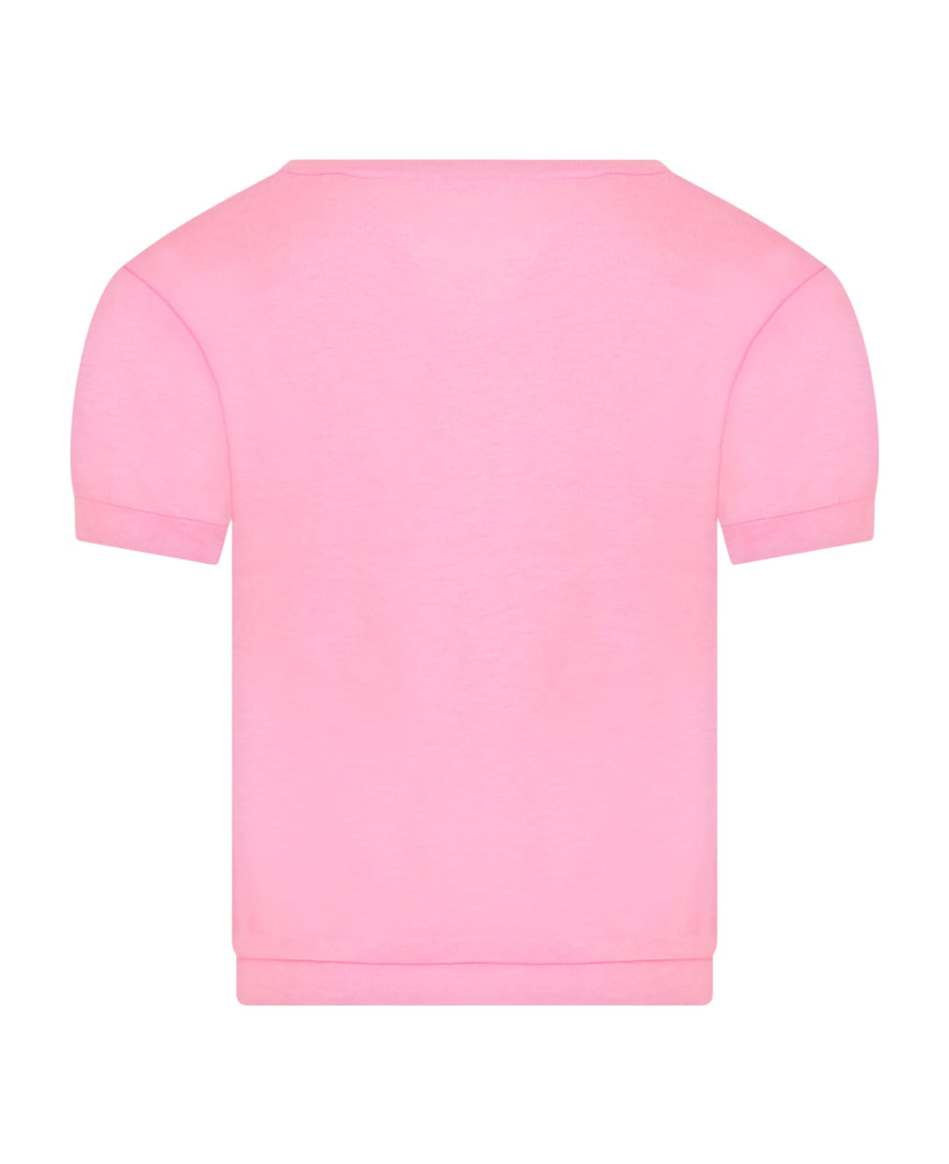 Billieblush Pink T-shirt For Girl With Sequins - Pink