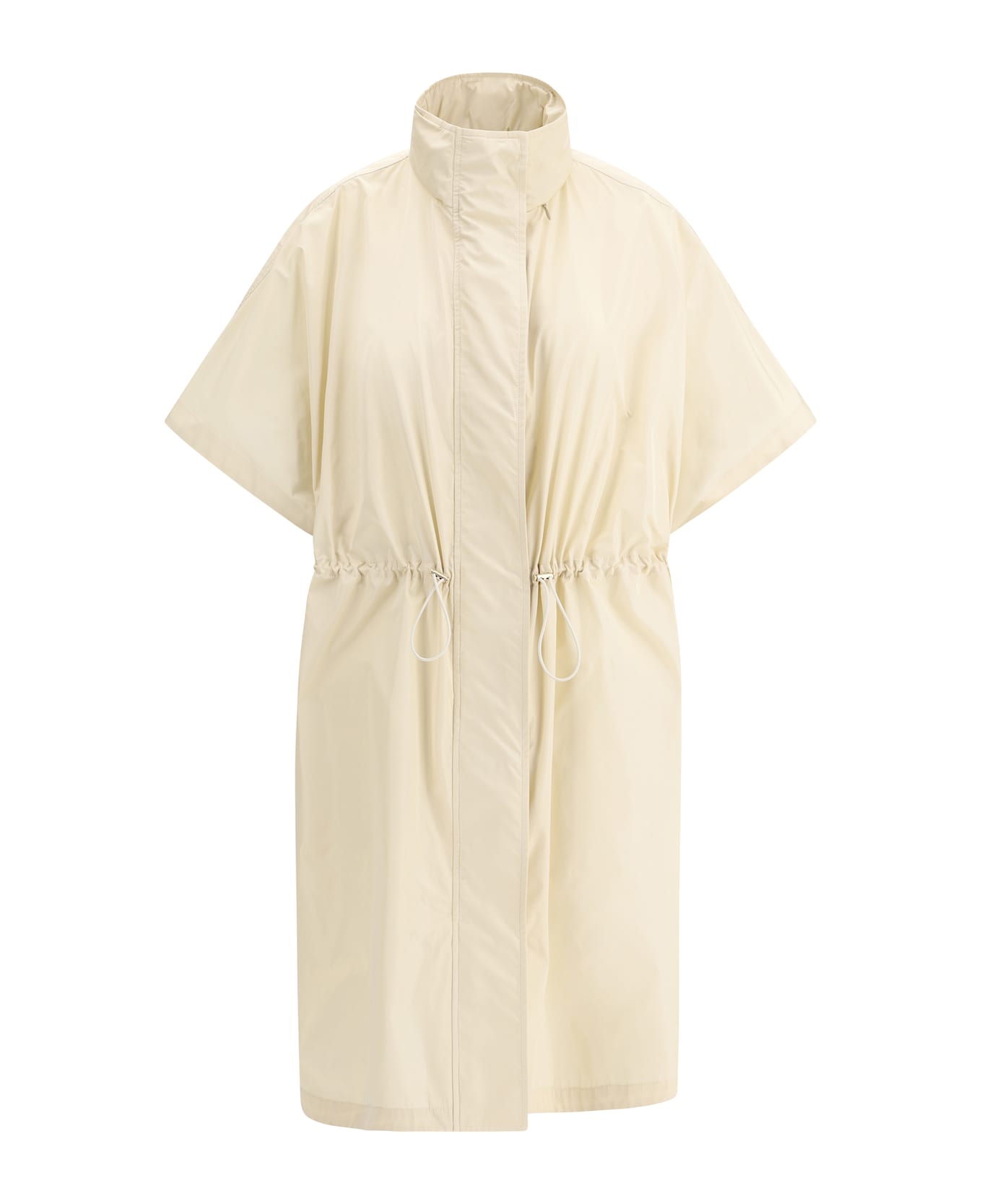 Fabiana Filippi Technical Fabric Cape - Vaniglia