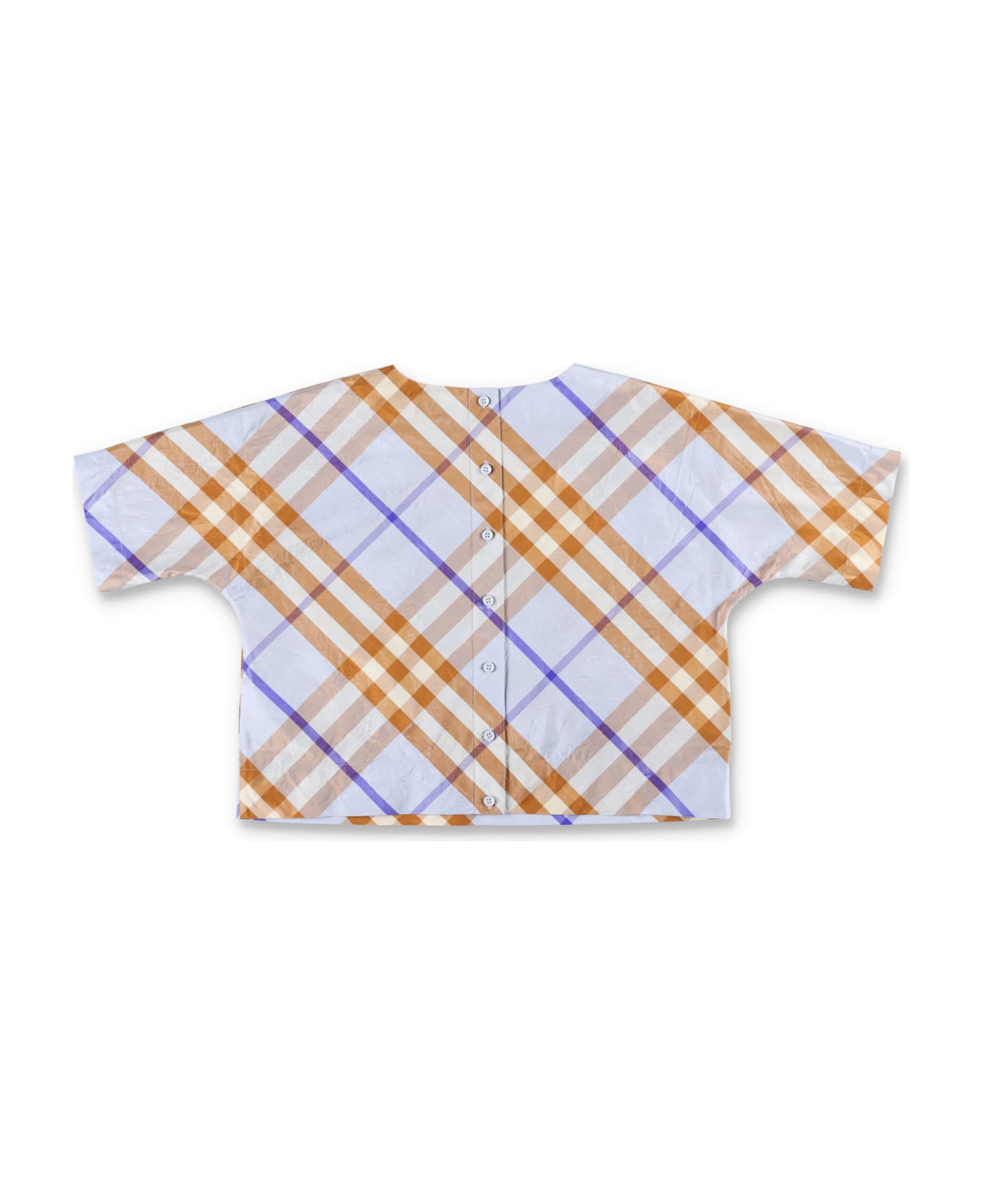 Burberry Kid - Blouse Check - SLATE BLUE IP CHECK