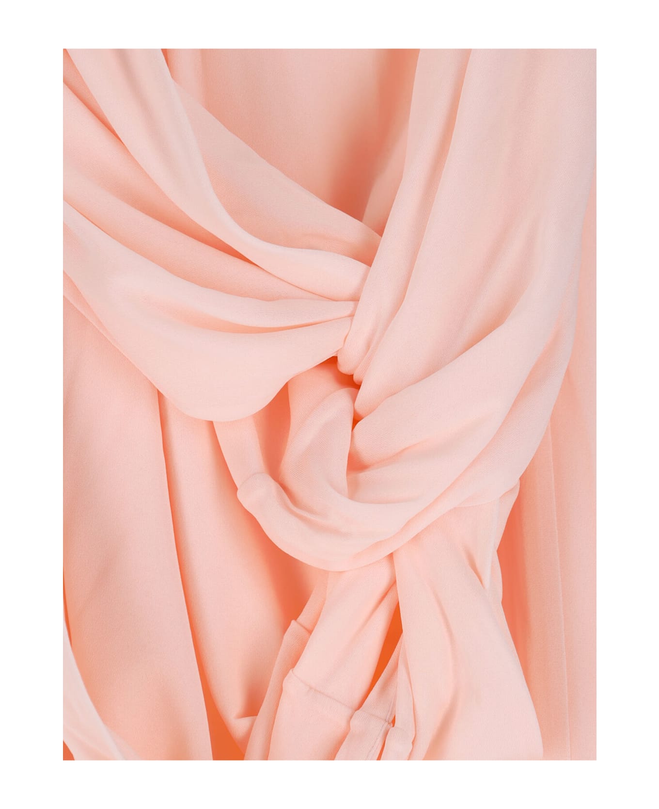 Jil Sander Draped Maxi Dress - Pink