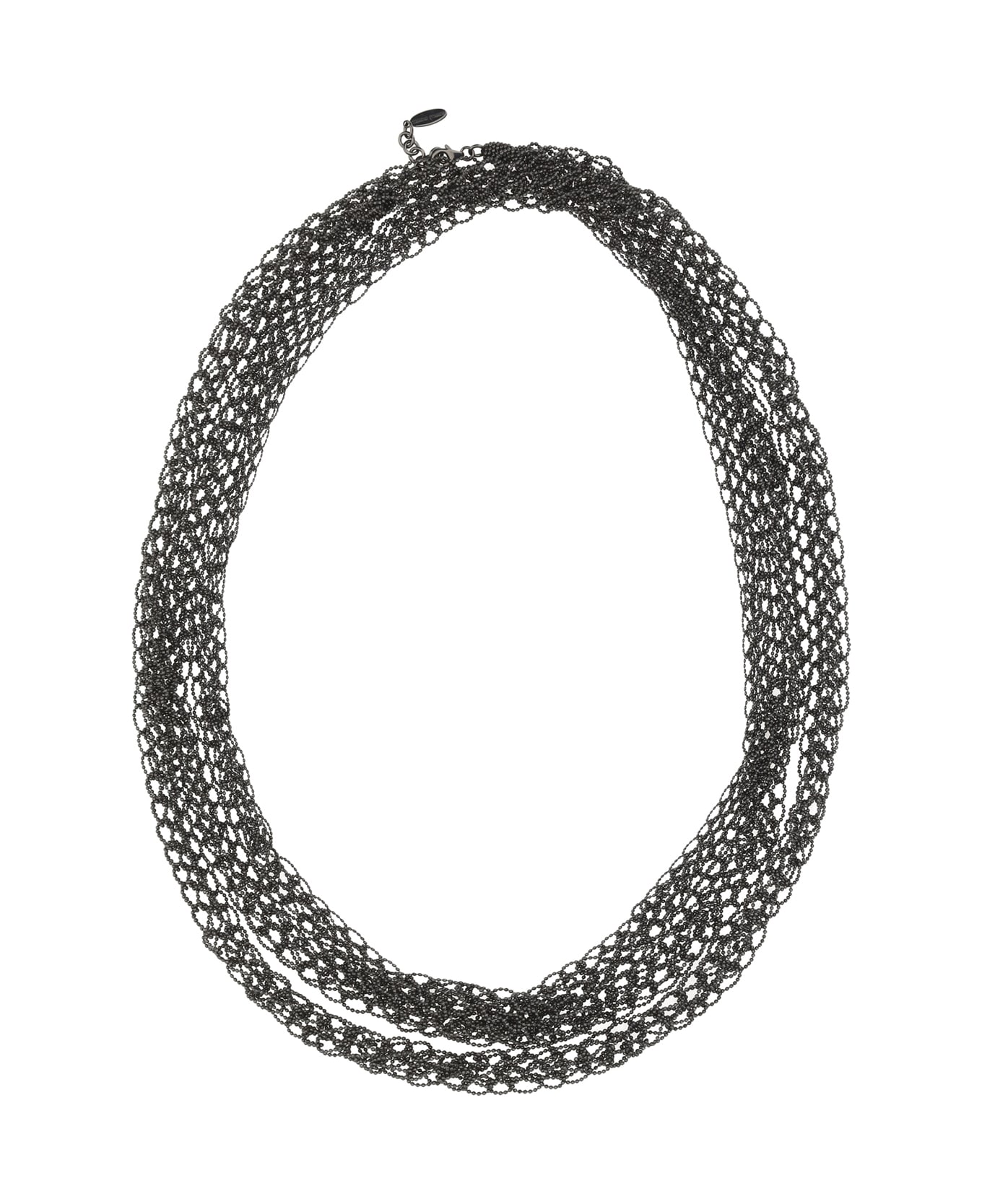 Brunello Cucinelli Precious Loops Necklace - Ultrablack ネックレス