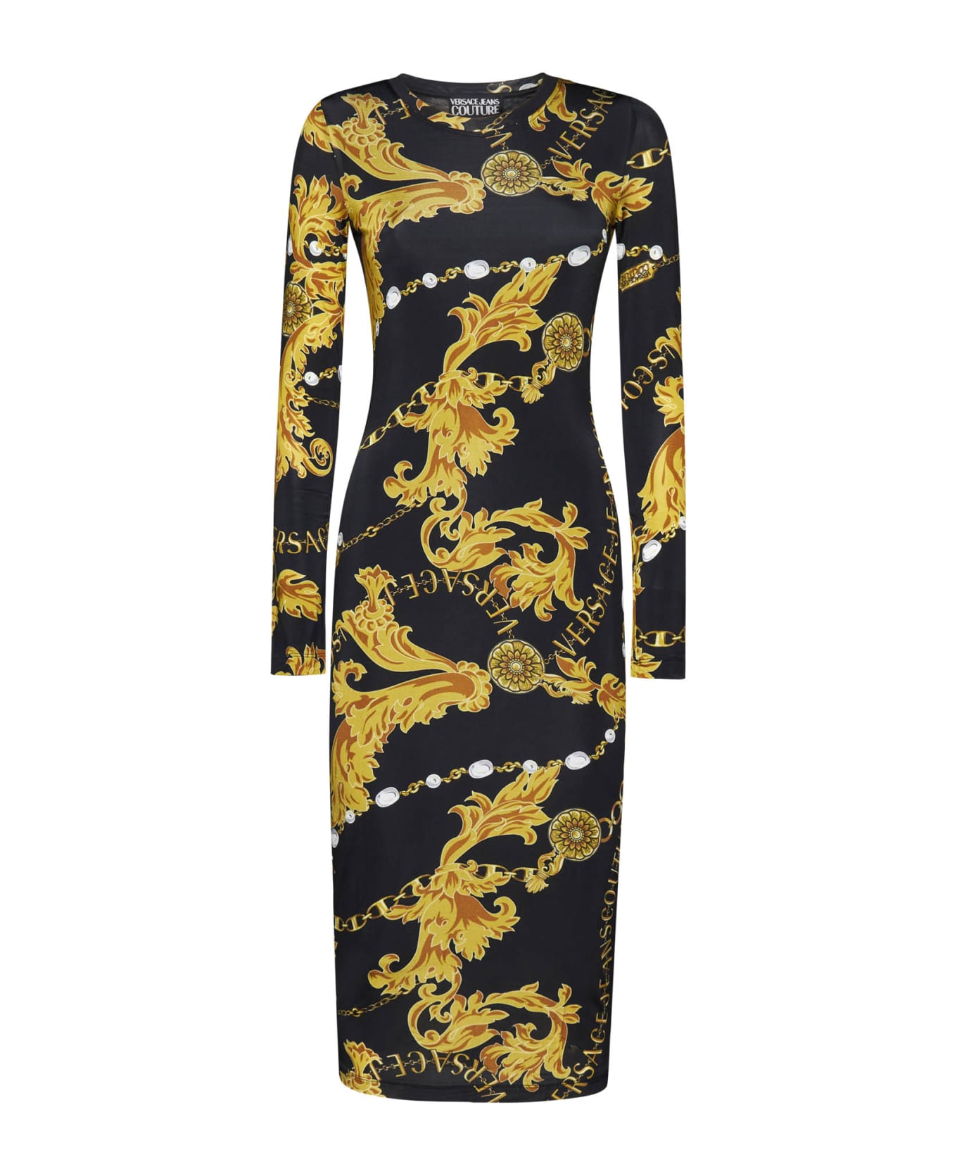 Versace Jeans Couture Dress By - Black/gold