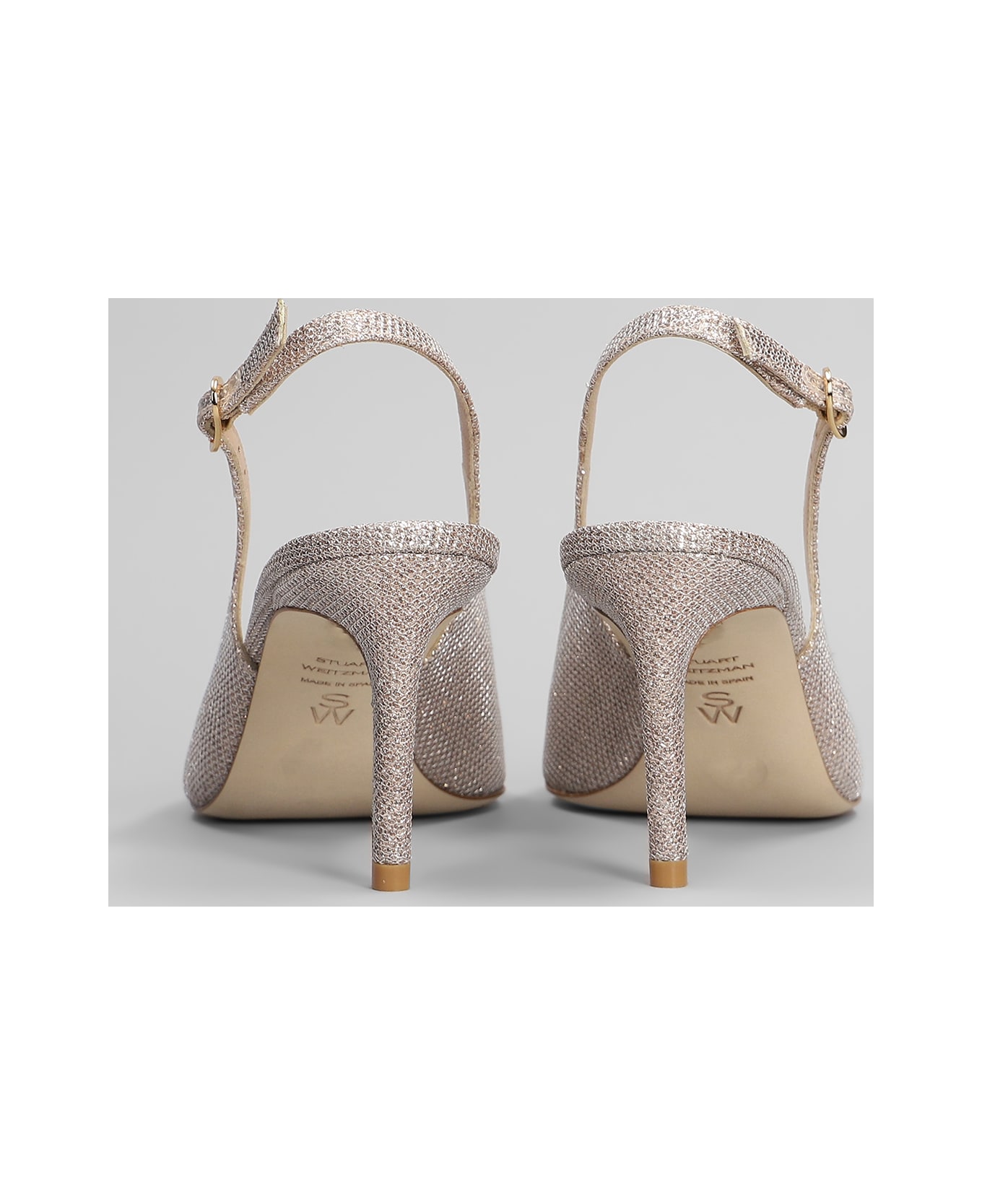 Stuart Weitzman Stuart Power Lsgbk 7 Pumps In Gold Leather - gold