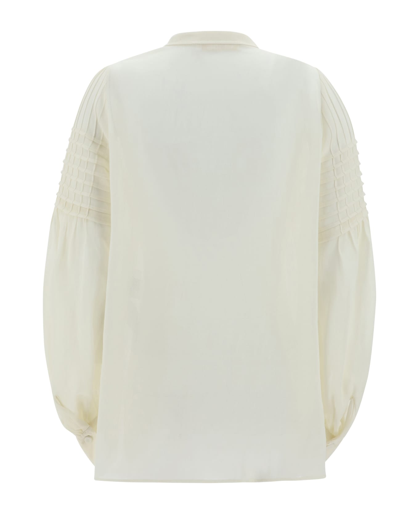 Chloé Wool Tunic Style Top - White