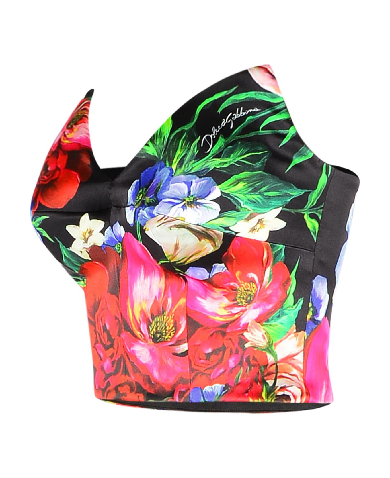 Dolce 
Gabbana Multicolor Viscose Top - Multicolor