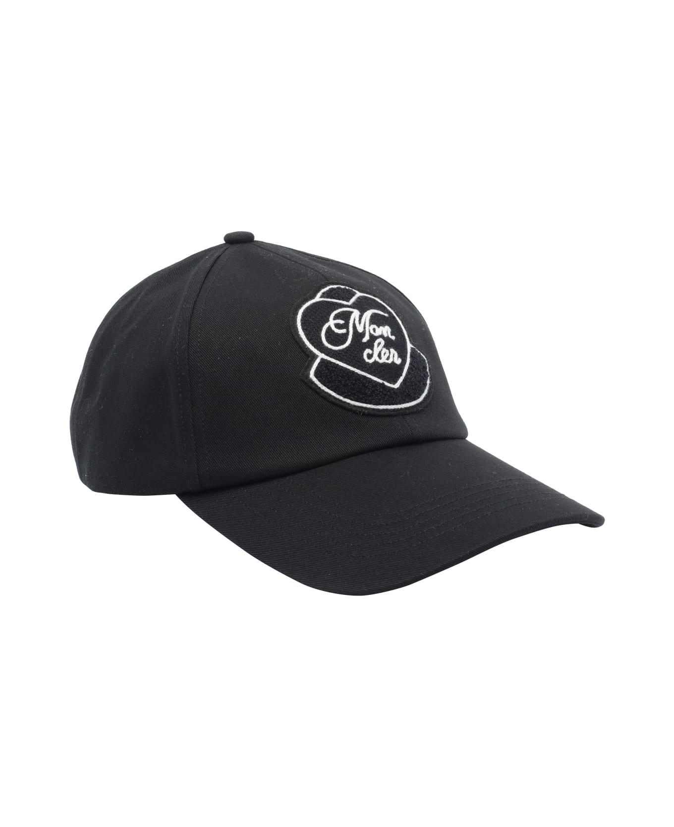 Moncler Logo Baseball Cap - Black