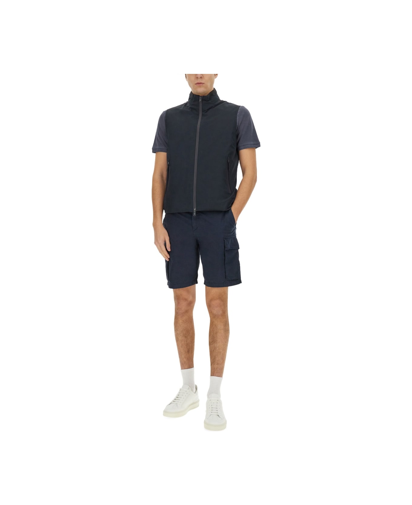 Woolrich Waterproof Vest - BLUE