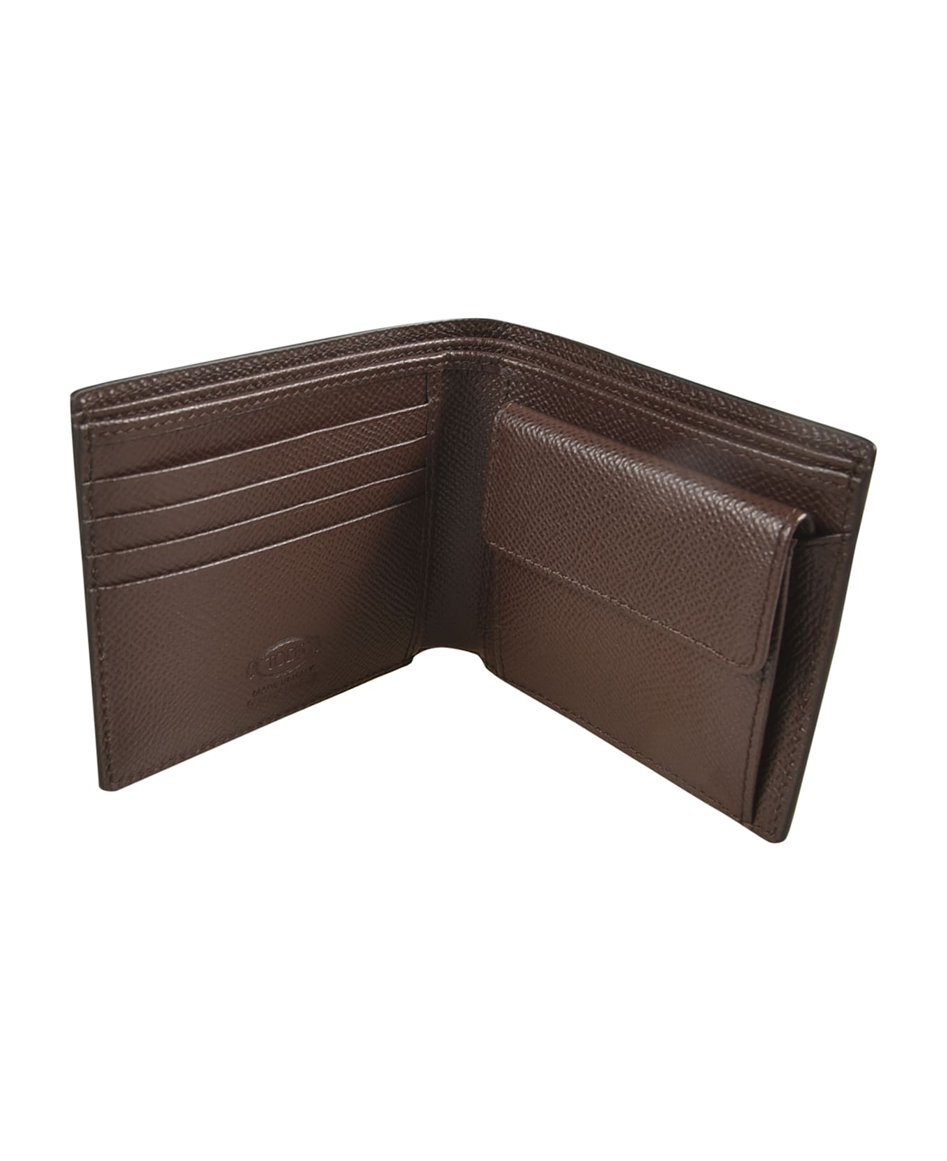 Tod
s T Plaque Billfold Wallet - Brown