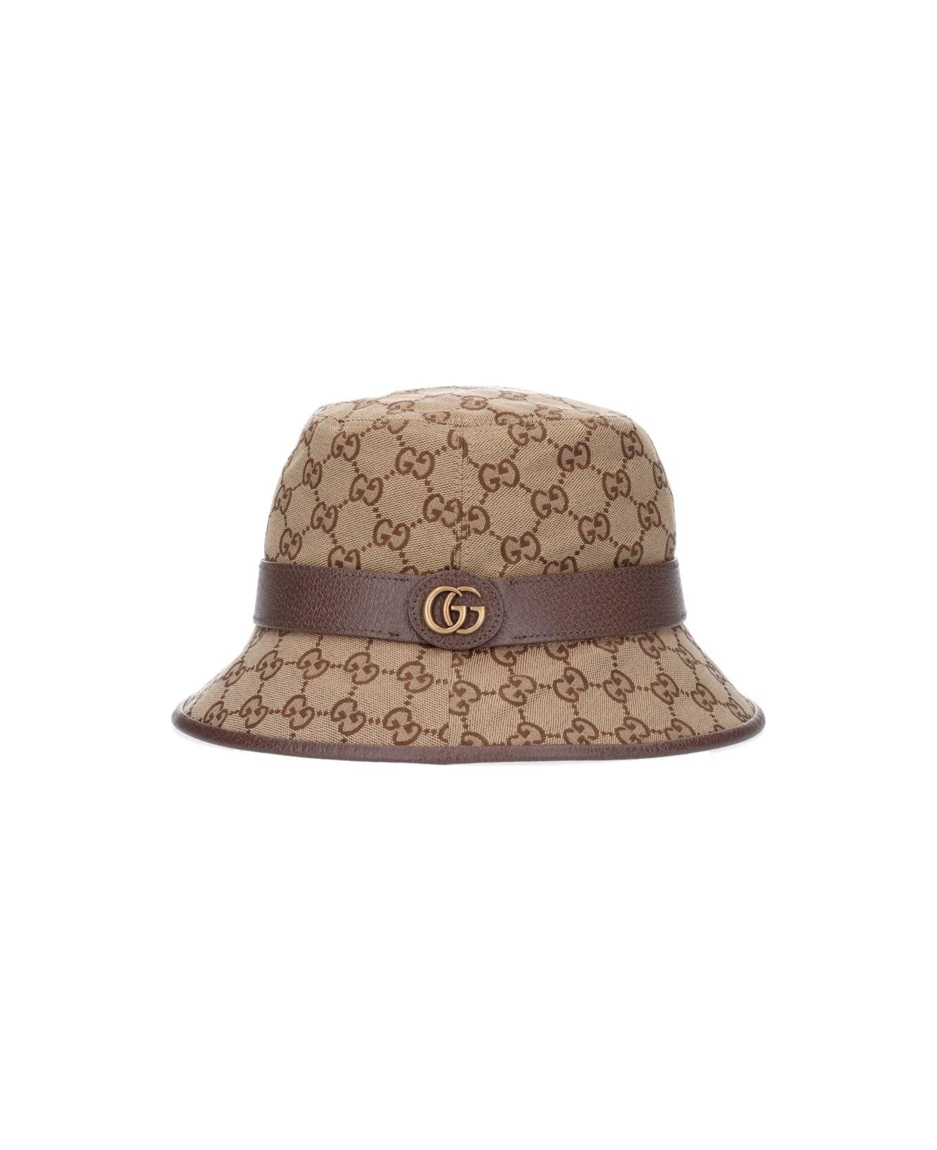 Gucci 'gg' Fedora Hat - Beige