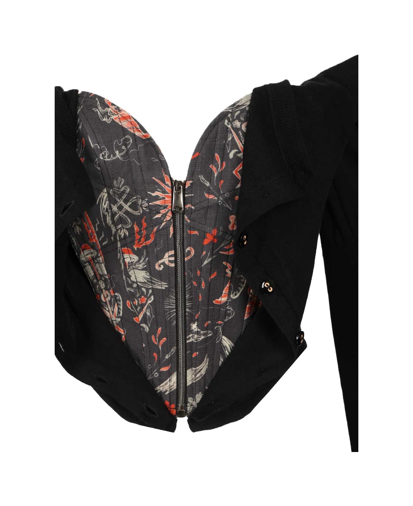 Vivienne Westwood 
bea Corset
 Cardigan - Nero