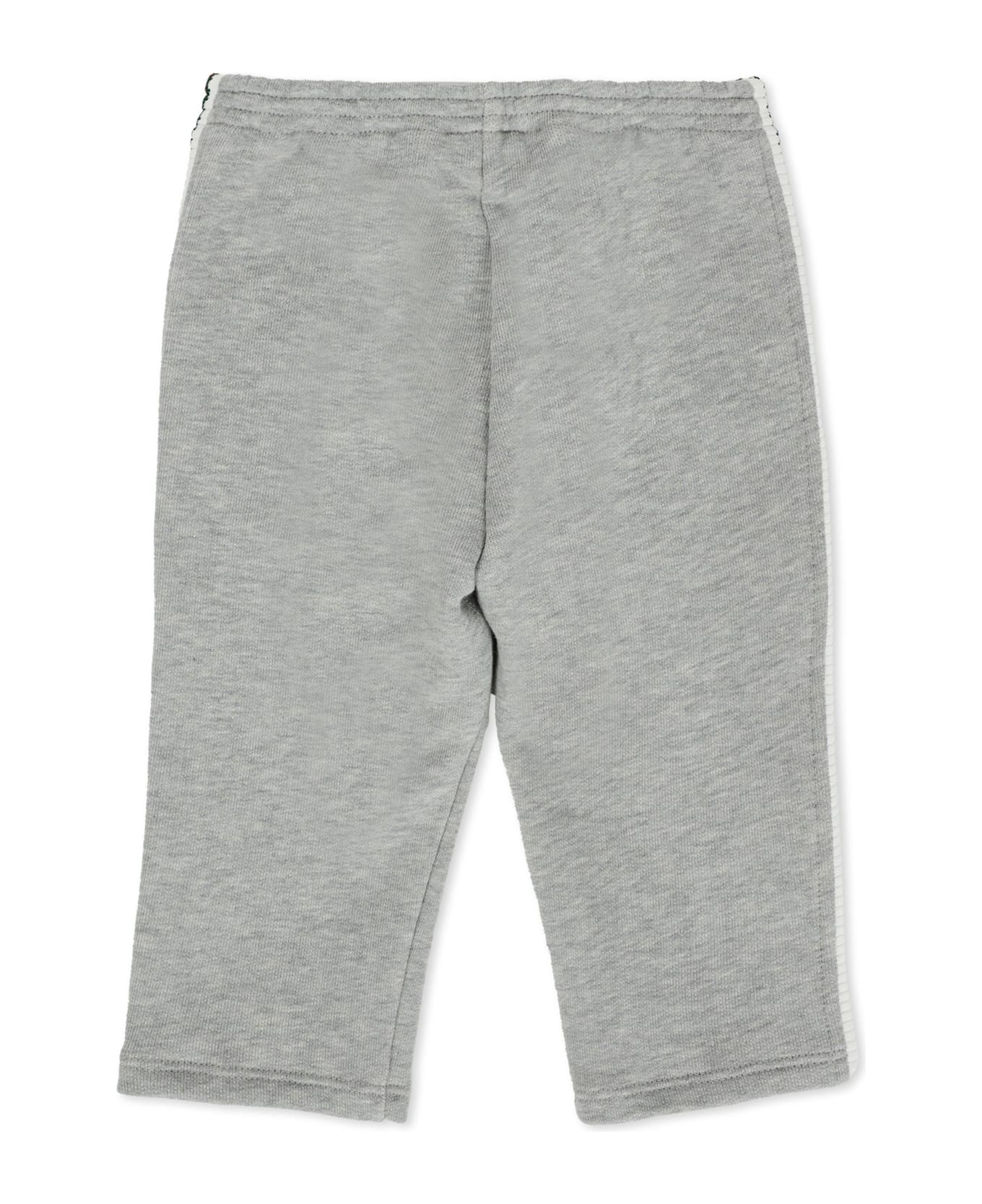 Gucci Grey Trousers For Baby Boy With Web Detail - Grey