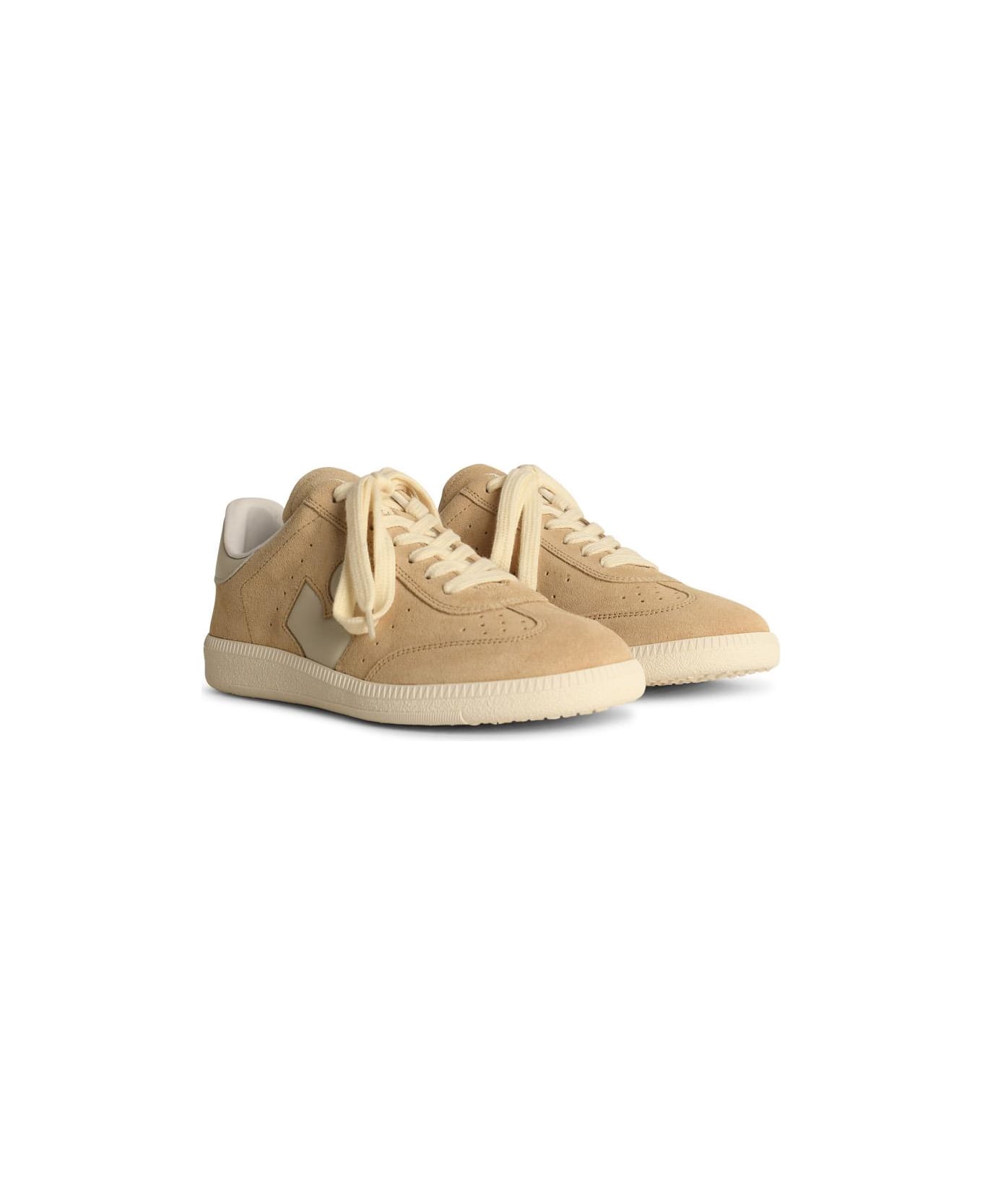 Isabel Marant 'bryce' Beige Suede Sneakers - Beige