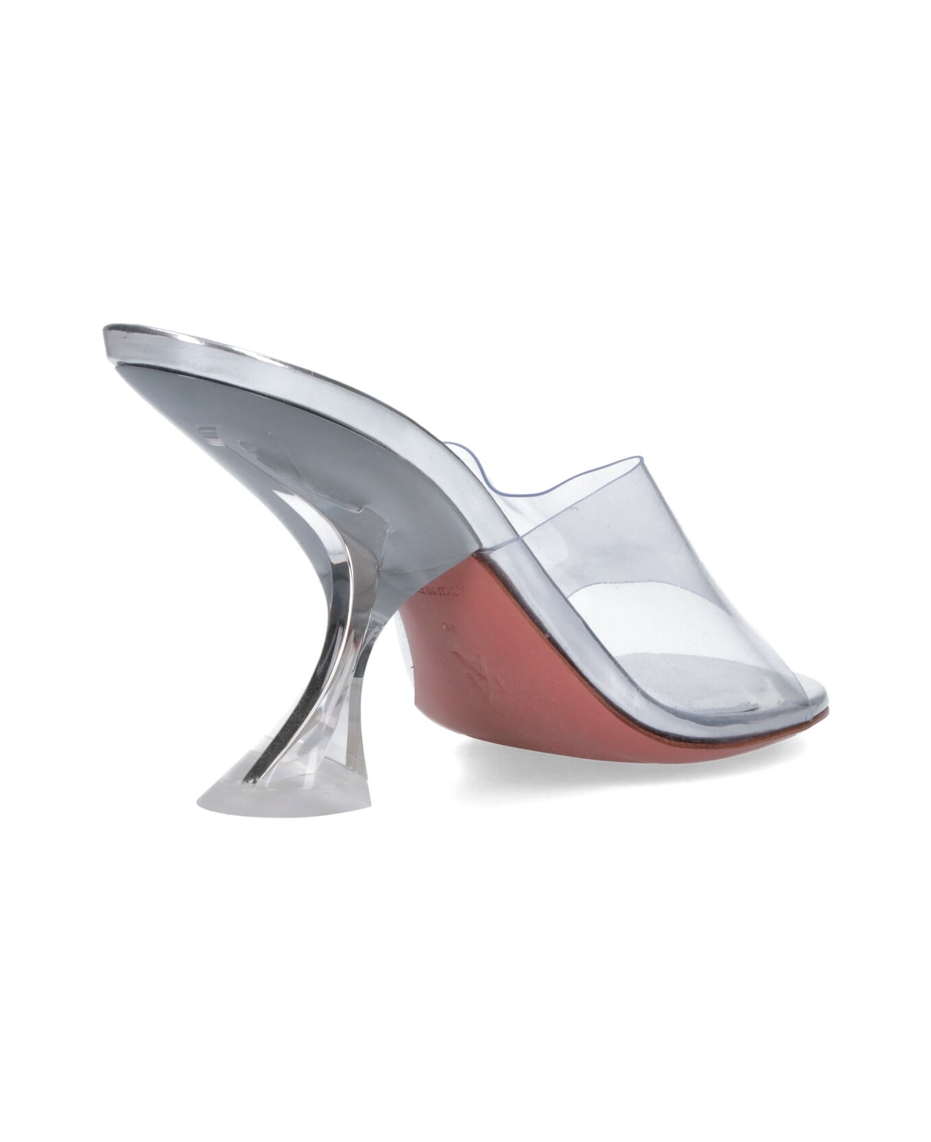 Amina Muaddi Mules "taylor 90" - Transparent
