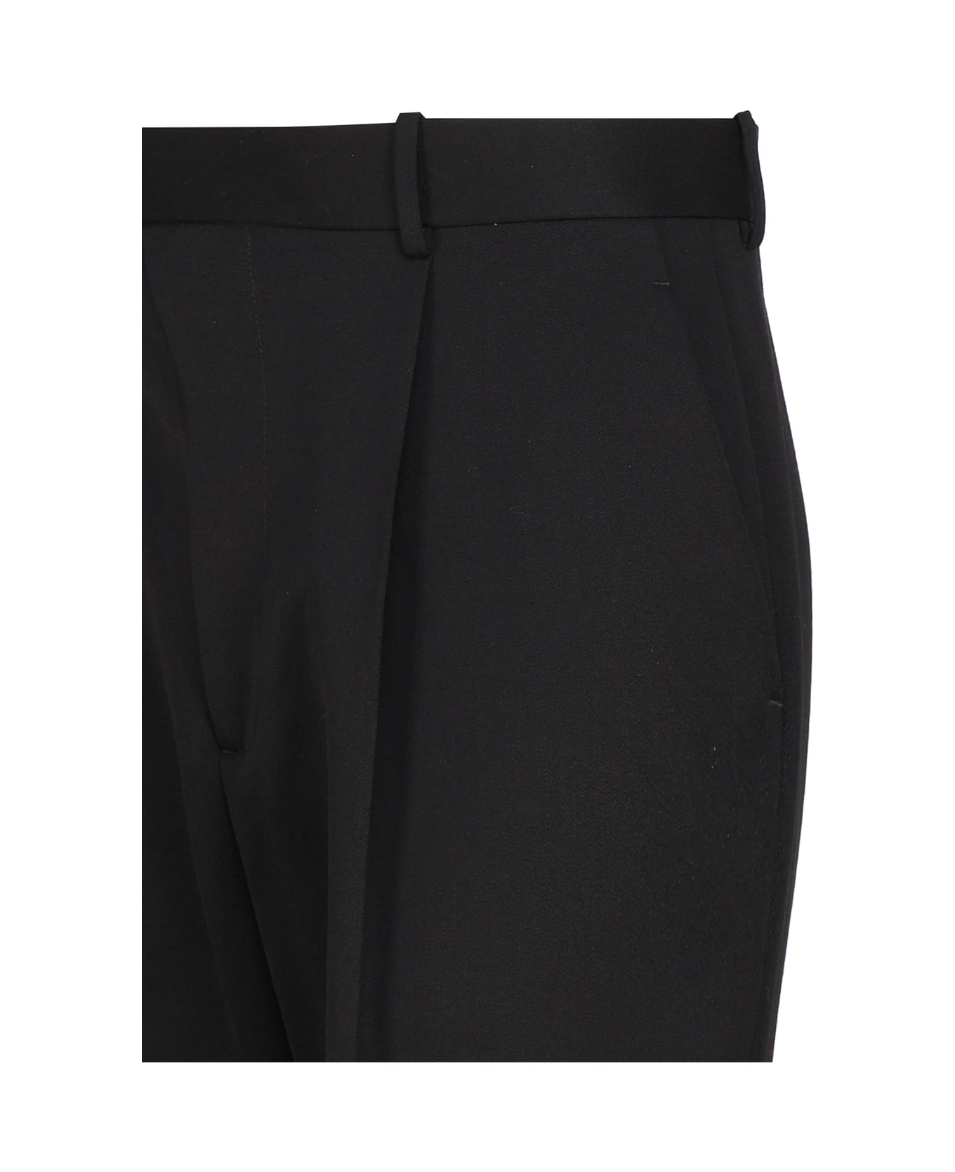 Bottega Veneta Wool Tailored Trousers - Black