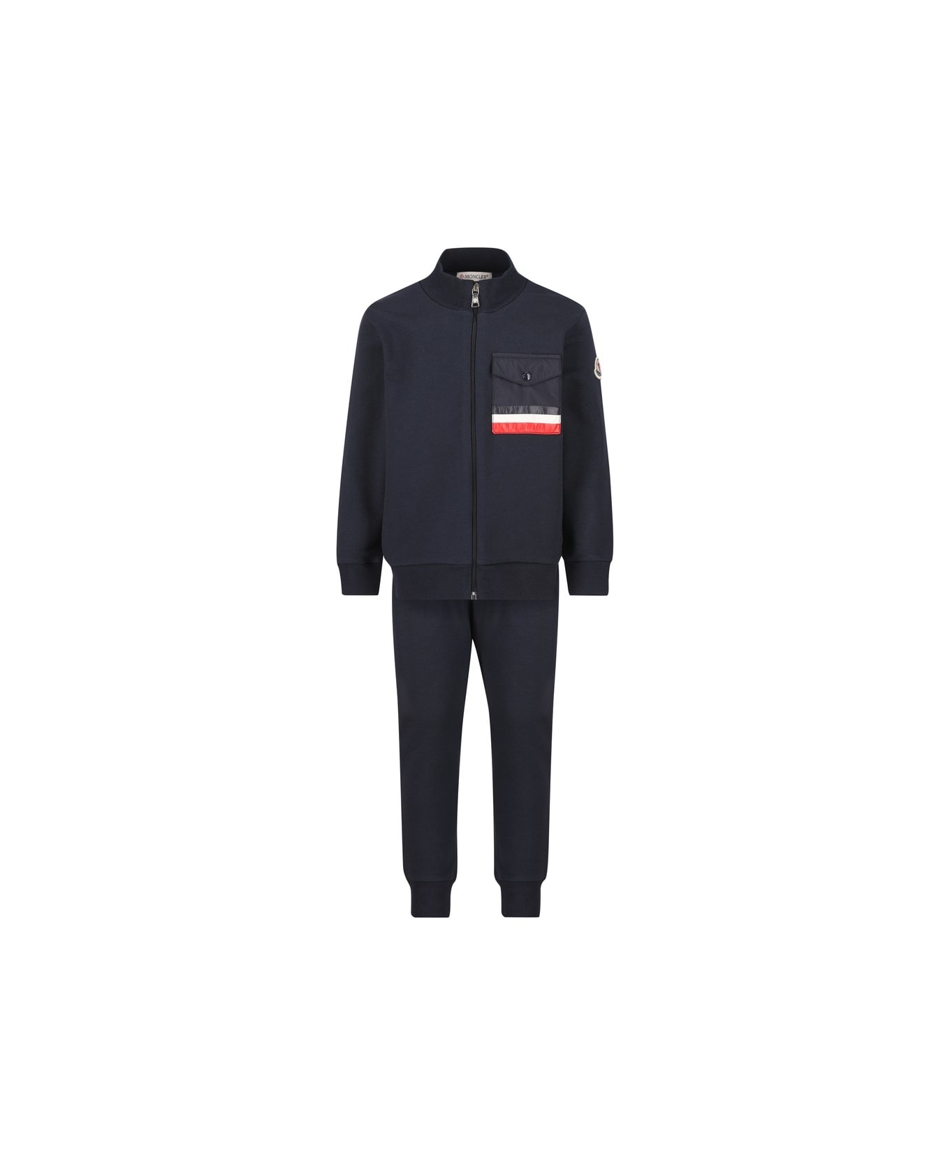 Moncler Tricolor Turtleneck Tracksuit